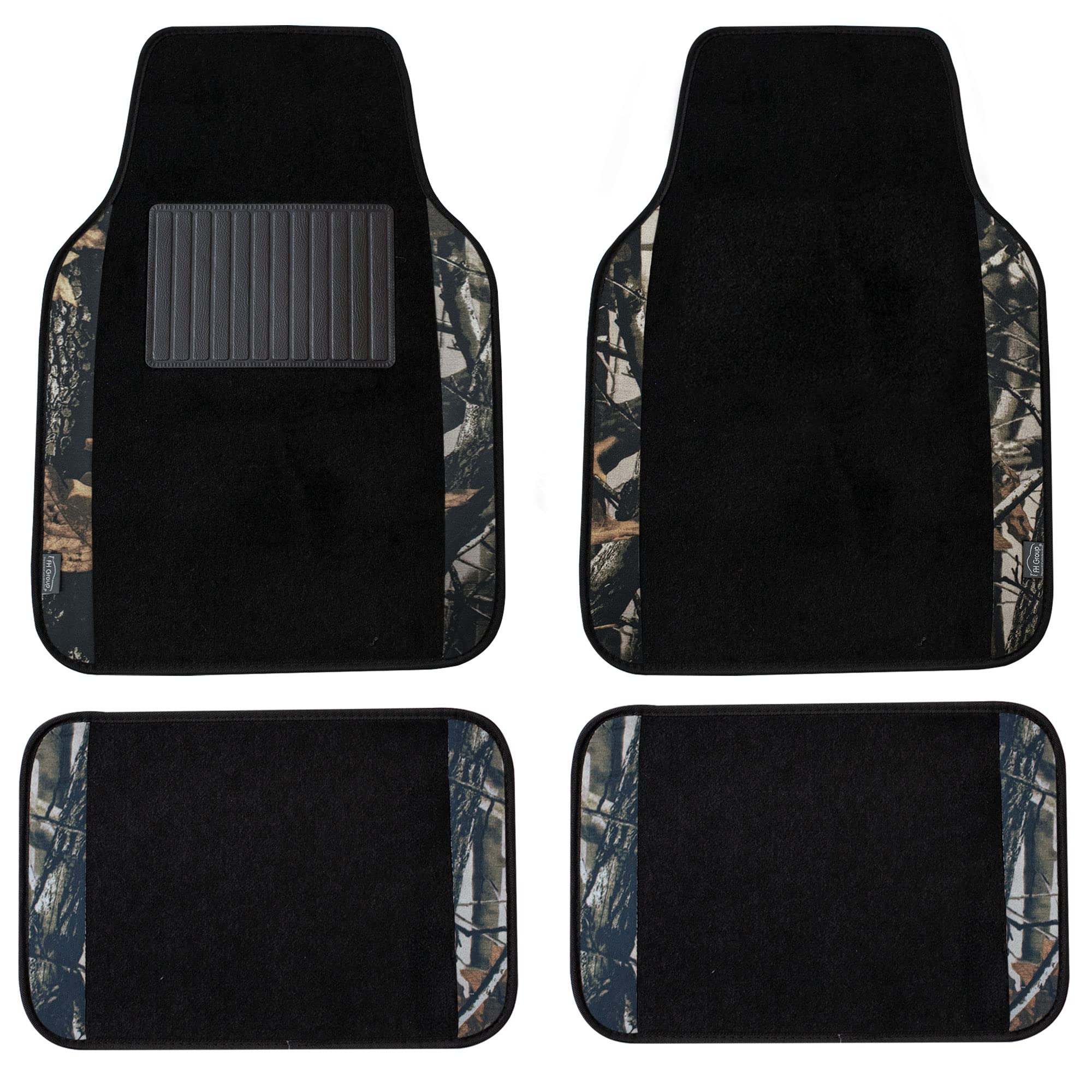 Fh Group Universal Fit Premium Carpet Automotive Floor Mats Fits Most Cars, Suvs, And Trucks With Driver Heel Pad, Full Set