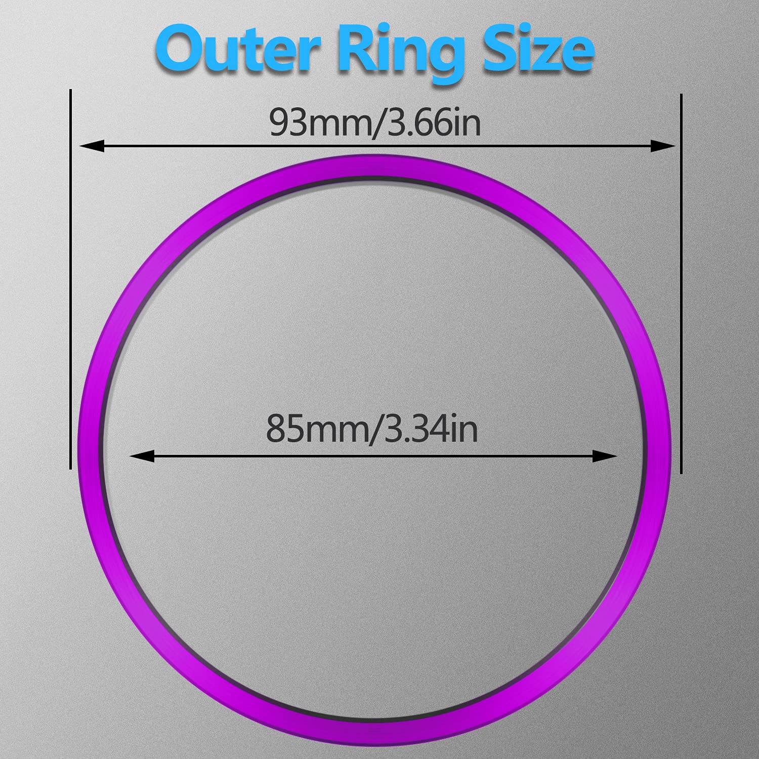 For 2016-2023 Tacoma A/C Vent Ring Outer Cover Air Conditioning Outlet Trim Decoration Toyota Tacoma Accessories 4 Piece Kit, Pu