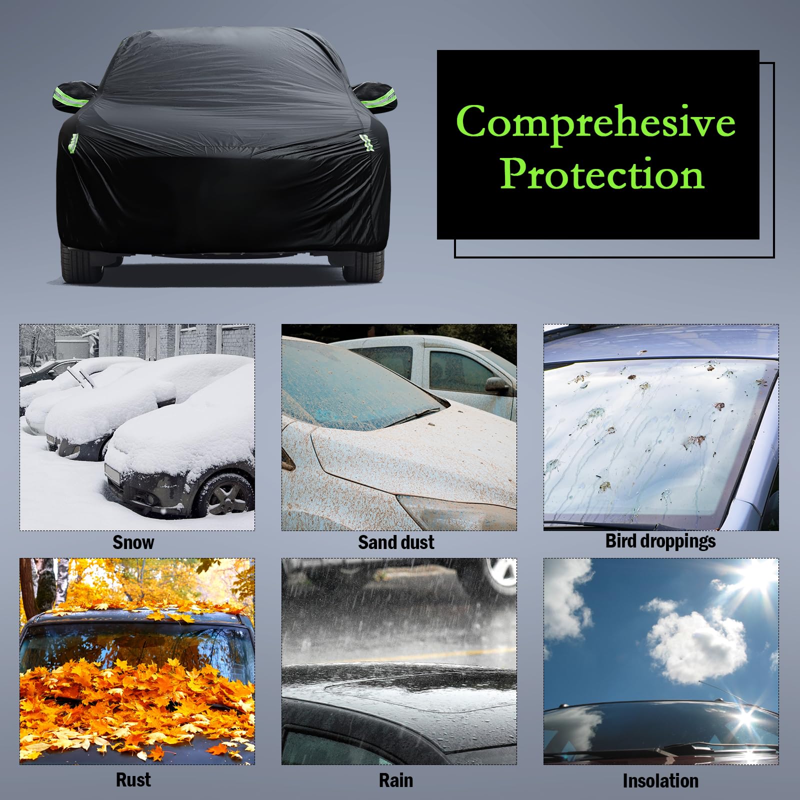 Car Cover Custom Fit For 2014-2025 Mini Cooper/Cooper S/Hardtop/Clubman/Countryman 4 Door, Waterproof All Weather Full Exterior