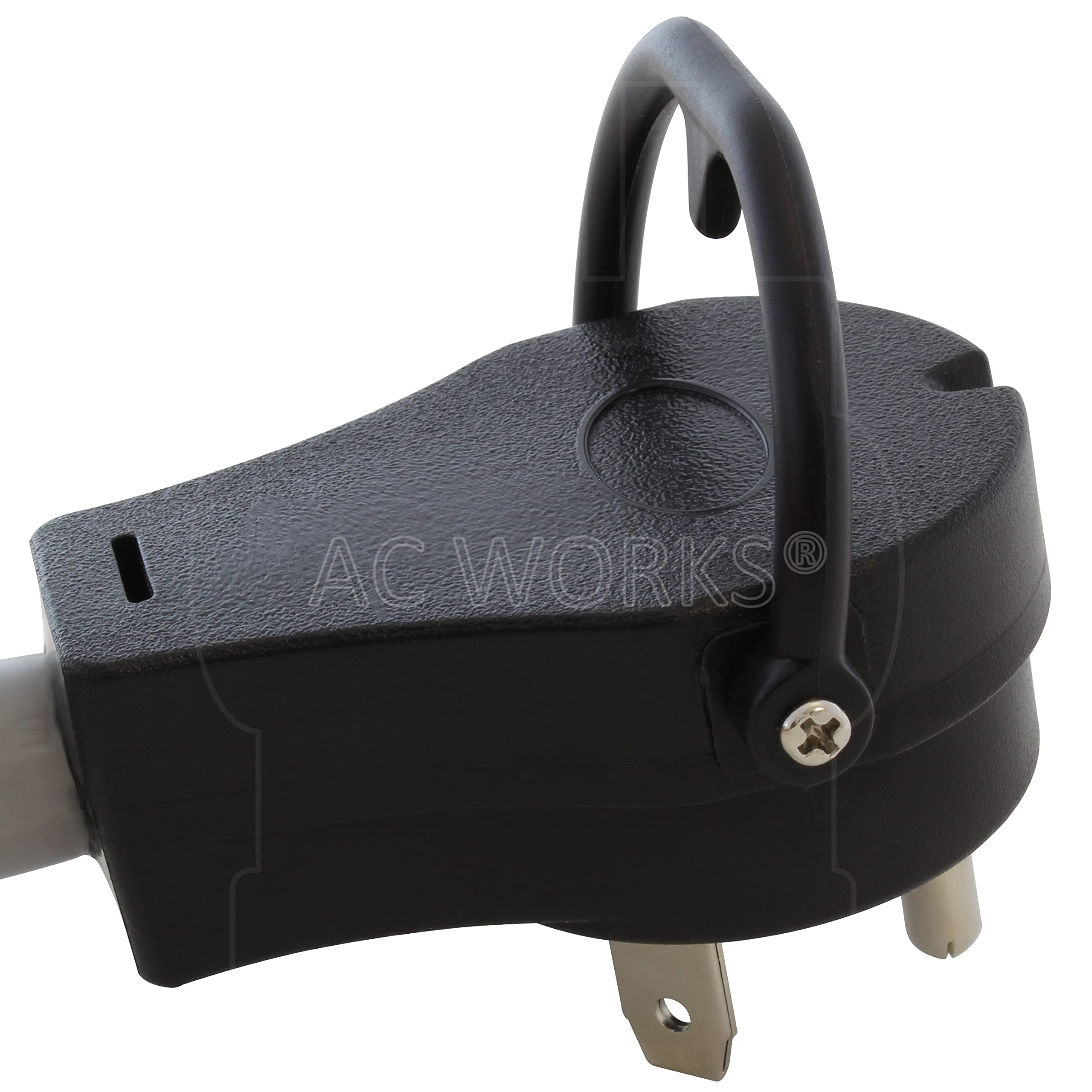 Ac Works Electric Vehicle Charging Adapter For Tesla Use (Tt-30 Rv 30A To Tesla)