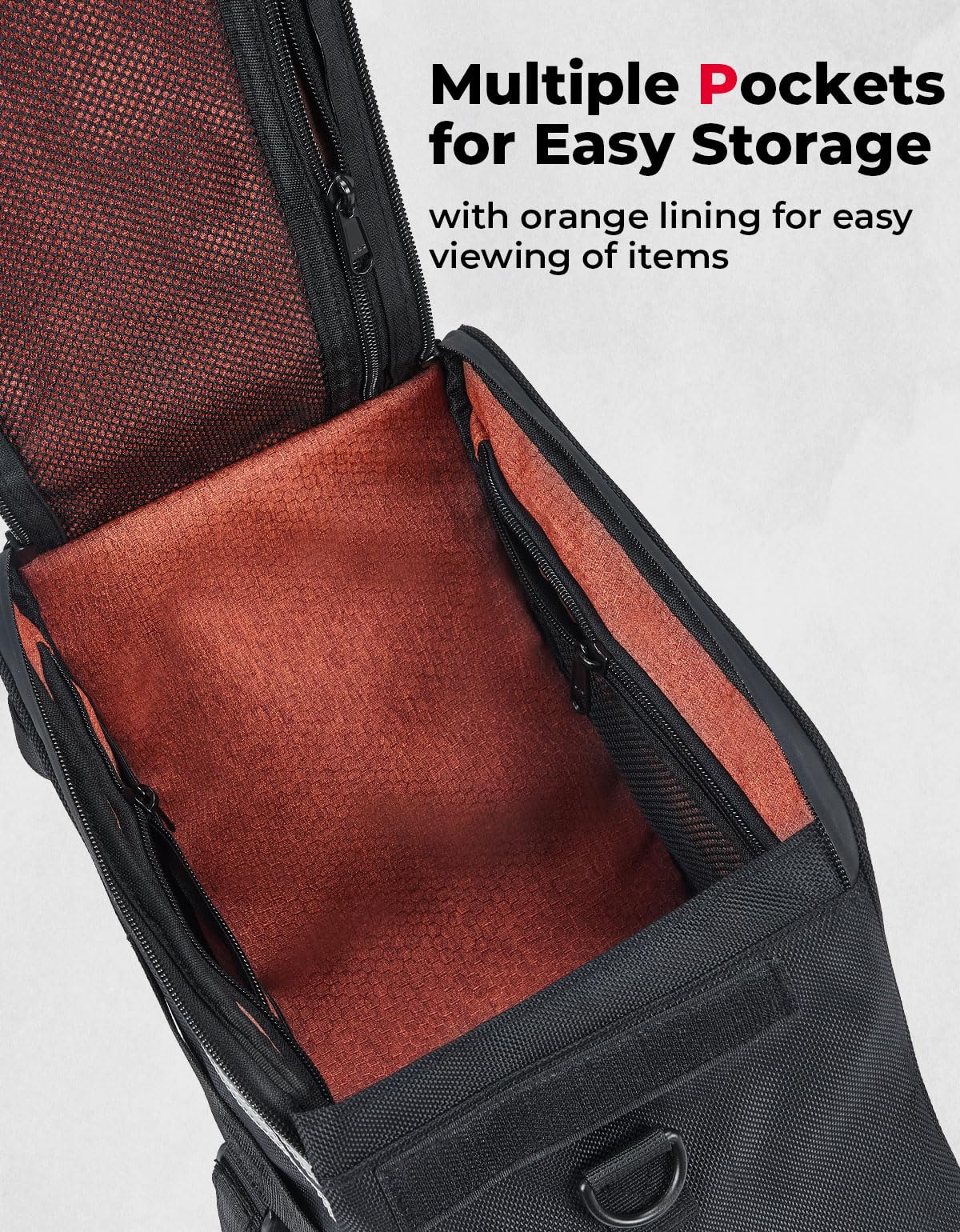 KEMIMOTO Center Bag Compatible with CT125 Trail 125 Hunter Cub 2021 2022 2023 2024 Rack Bag Center Luggage Pouch Storage Bag
