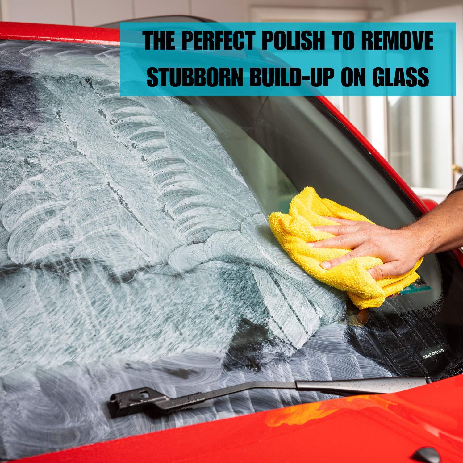 Invisible Glass 91411 Water Spot Remover Kit, 3.38 oz - Eliminates Coatings & Restores Automotive Glass