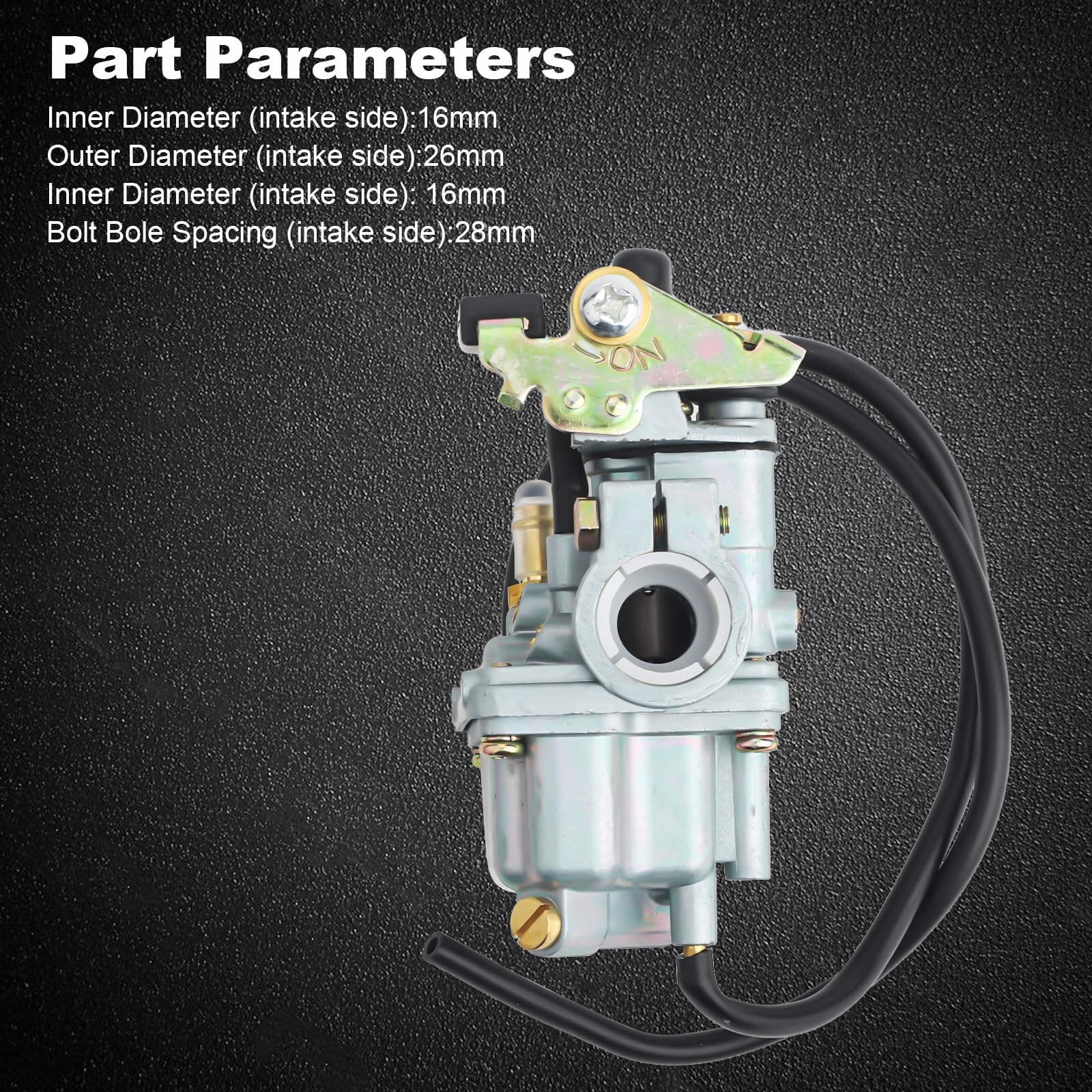 LT50 Carburetor & Air Filter Box & Fuel Valve Petcock With Spark Plug For Suzuki ATV Quadmaster 50 LT-A50 2002-2005, ALT50 1983-
