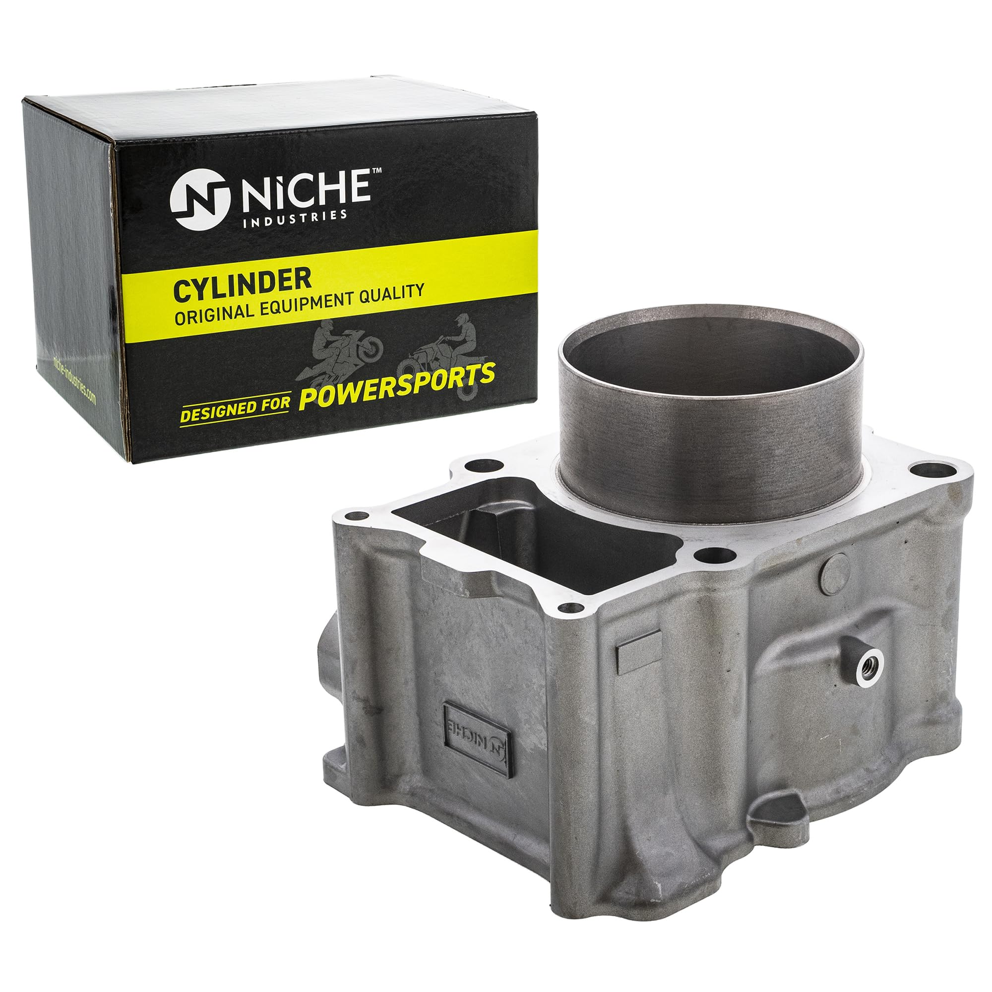 NICHE Cylinder Piston Gasket Kit for Yamaha Kodiak, Rhino, Grizzly, Wolverine 450 - Gray - OEM Replacement 5ND-11310-00-00 5GH-113