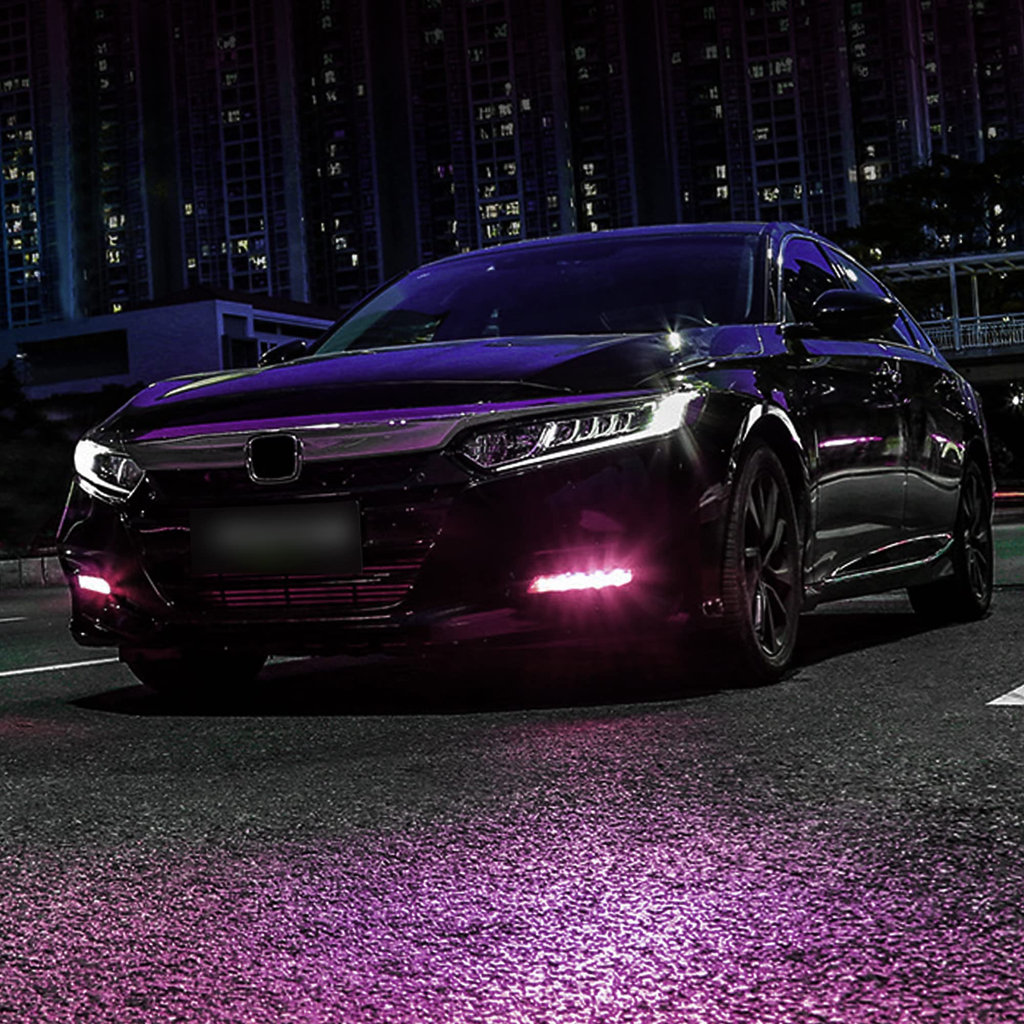 Tomall Vinyl Smoke Tint Fog Light Films Compatible With Honda 10Th Accord 2018-2020 Fog Lamp Light Transmission Stickers Auto Se