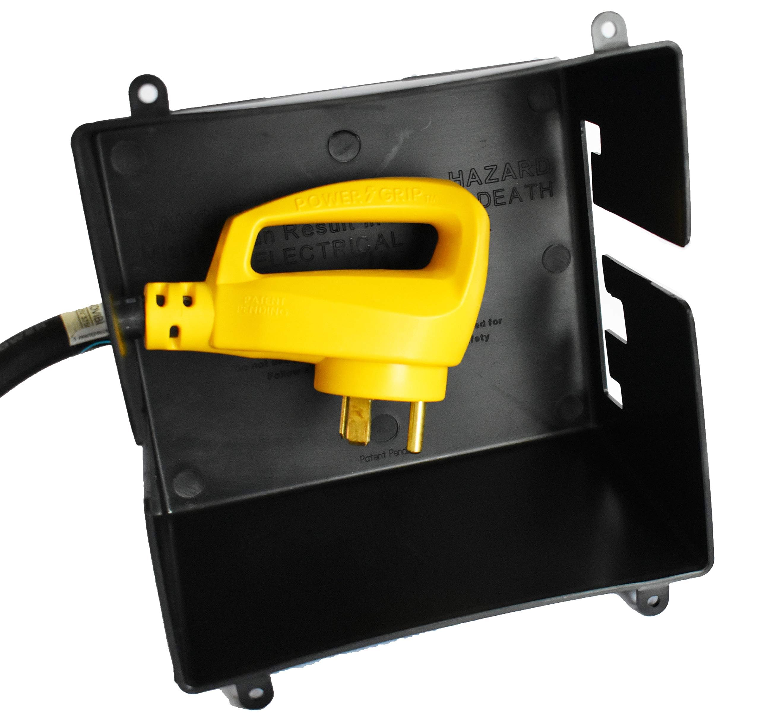 Gr Innovations Rv Extension Cord Cover | Plug Saver | Outdoor Electrical Cord Cover | Elevates & Shields Outdoor Extension | 30