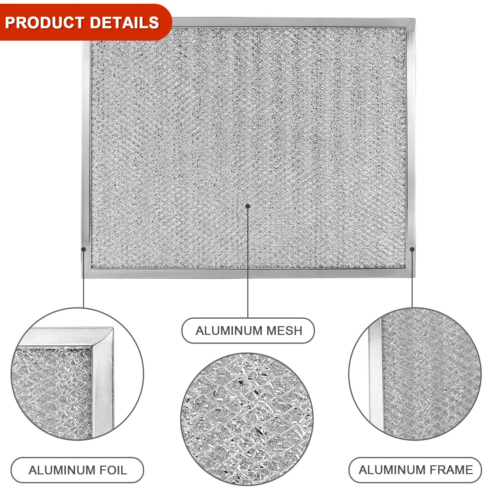 Fits For 203368 Honey-Well Electronic Air Cleaner For 16'' X 12.5'' Post Filter F300E F50F Series - 60 Days Warranty - 2 Pack