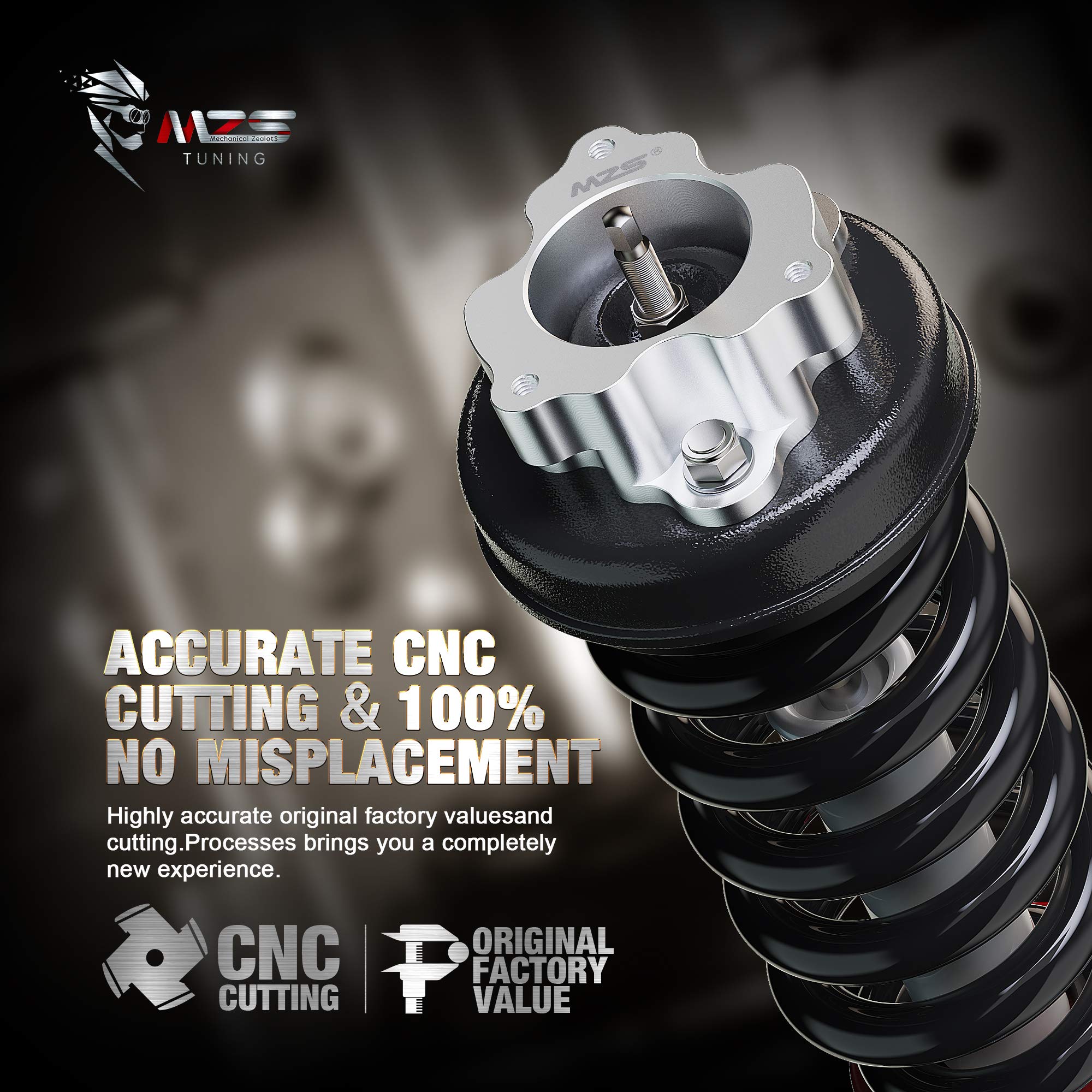 MZS 2" Front Leveling Lift Kit - Compatible with 2005-2024 Frontier, Xterra, Pathfinder, Equator - Durable Aluminum Construction