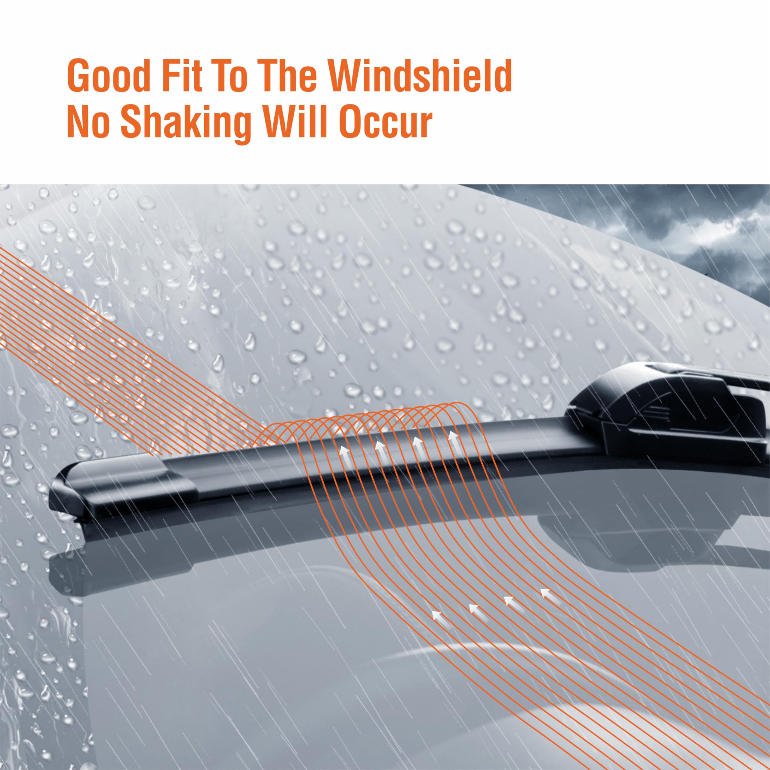 Wowiper 28 And 20 Inch Windshield Silicone Wiper Blades Replacement For Toyota Sienna 2011 2012 2013 2014 2015 2016 2017 2018 20