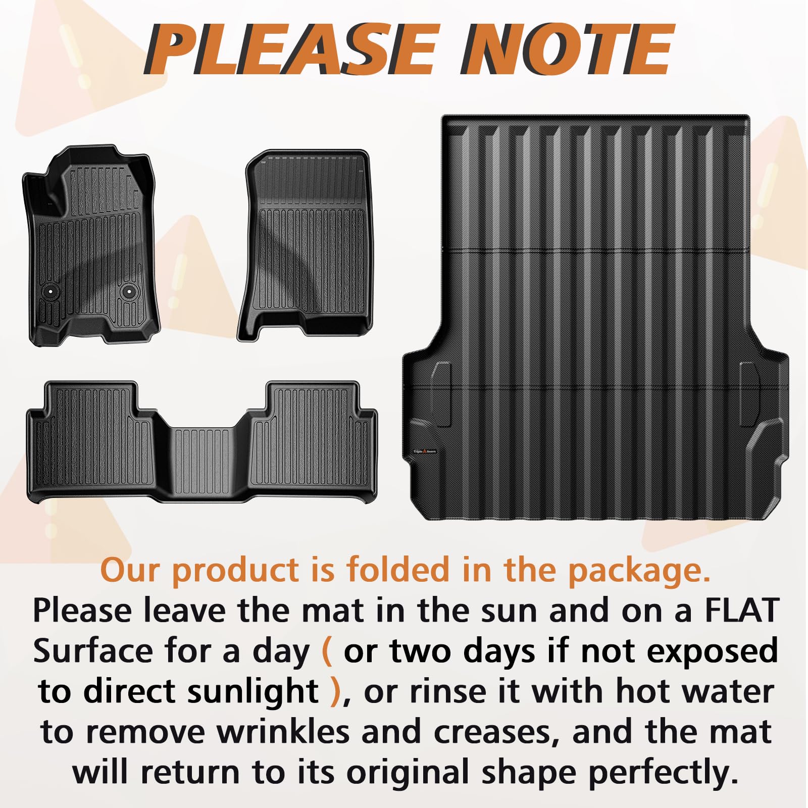 Triplealiners For 2023 2024 2025 Colorado & Canyon Truck Bed Mat And Floor Mats Front Rear Full Set Liners All Weather Tpe Acces