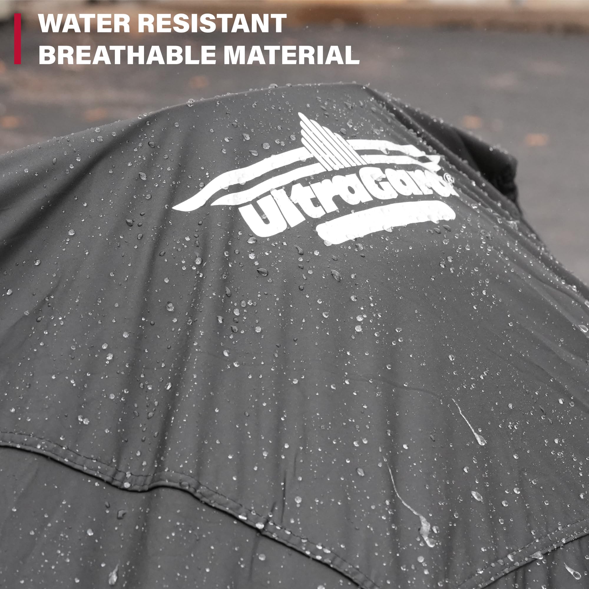 Ultragard Can-Am Ryker Full Motorcycle Cover With Heat Shield & Expandable Pouch - Water-Resistant, Windshield Protection, Bunge