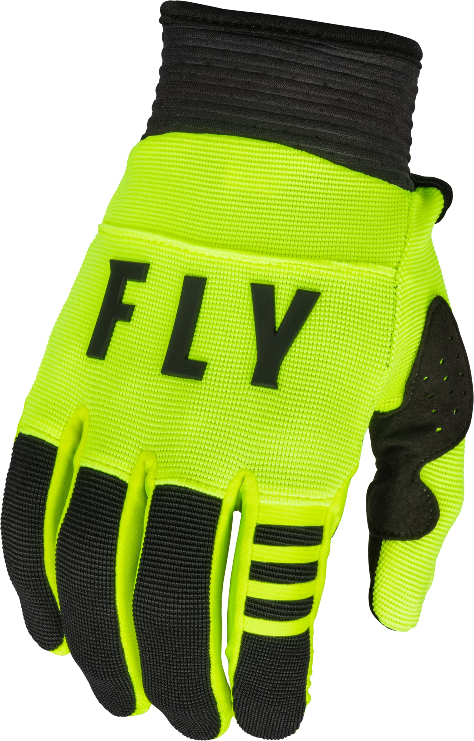 Fly Racing 2023 Adult F-16 Gloves (Hi-Vis/Black, Large)