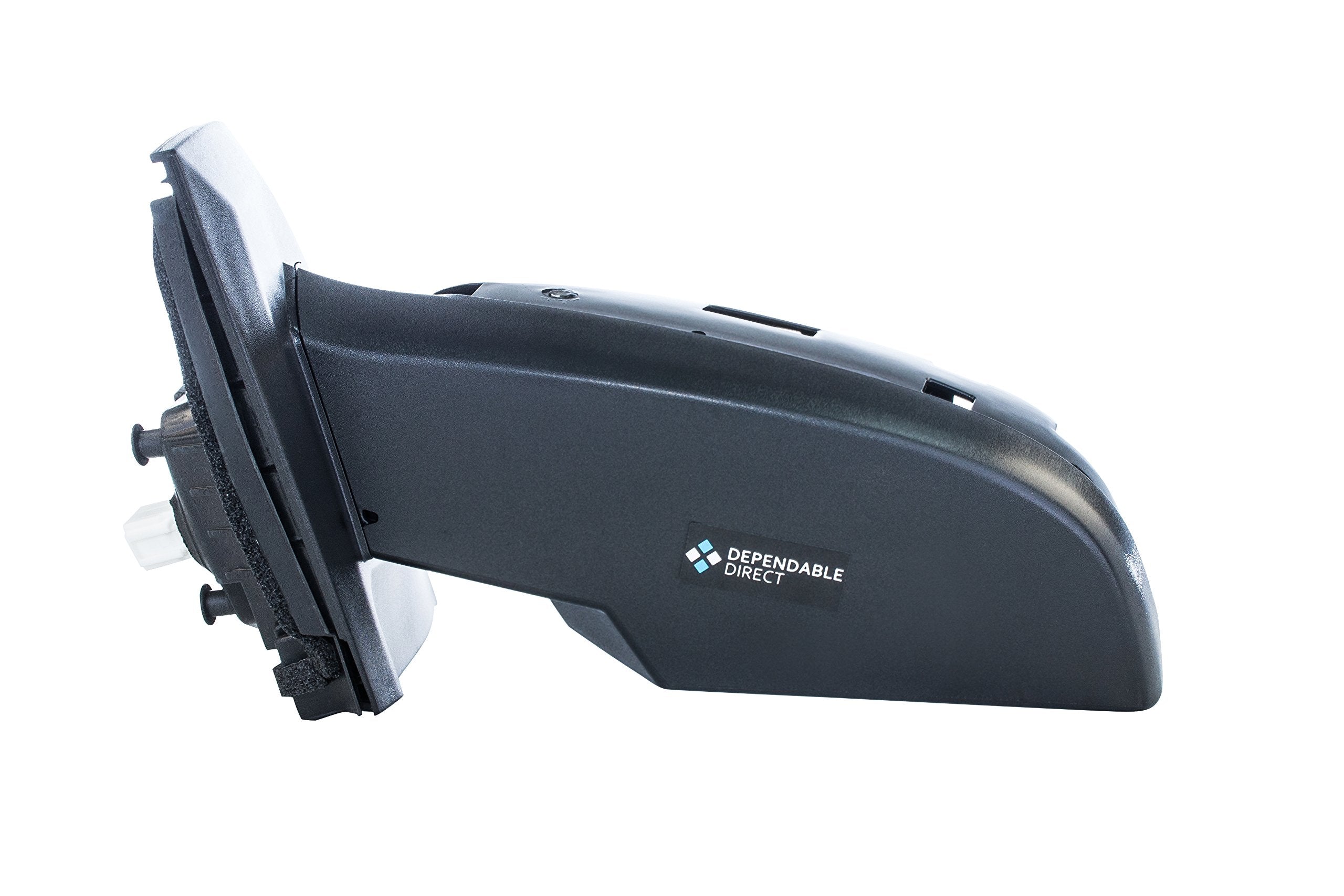 Dependable Direct Left Driver Side Black Non-Folding Non-Heated Power Operated Door Mirror Compatible With Nissan Sentra (2007 2