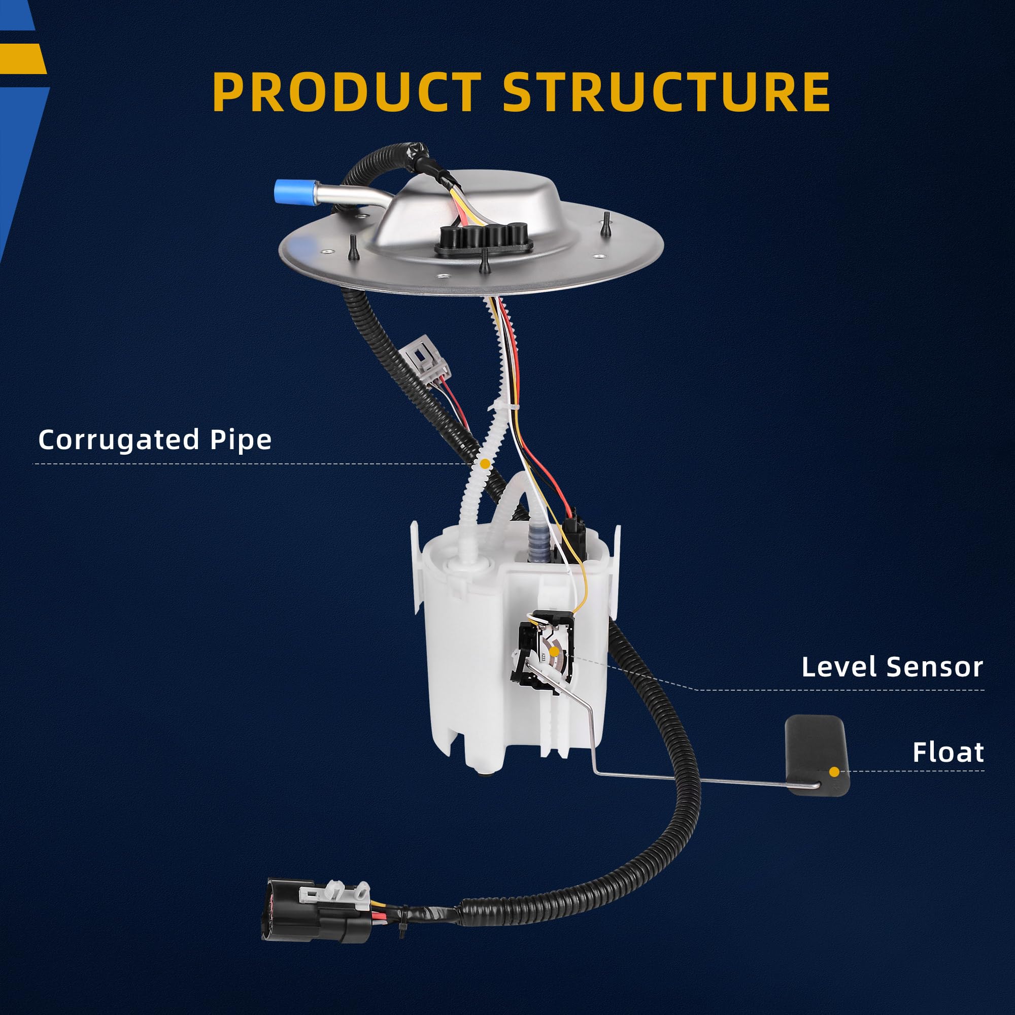 Dwvo Fuel Pump Compatible With 2001 2002 2003 2004 Ford Mustang 3.8L 3.9L 4.6L