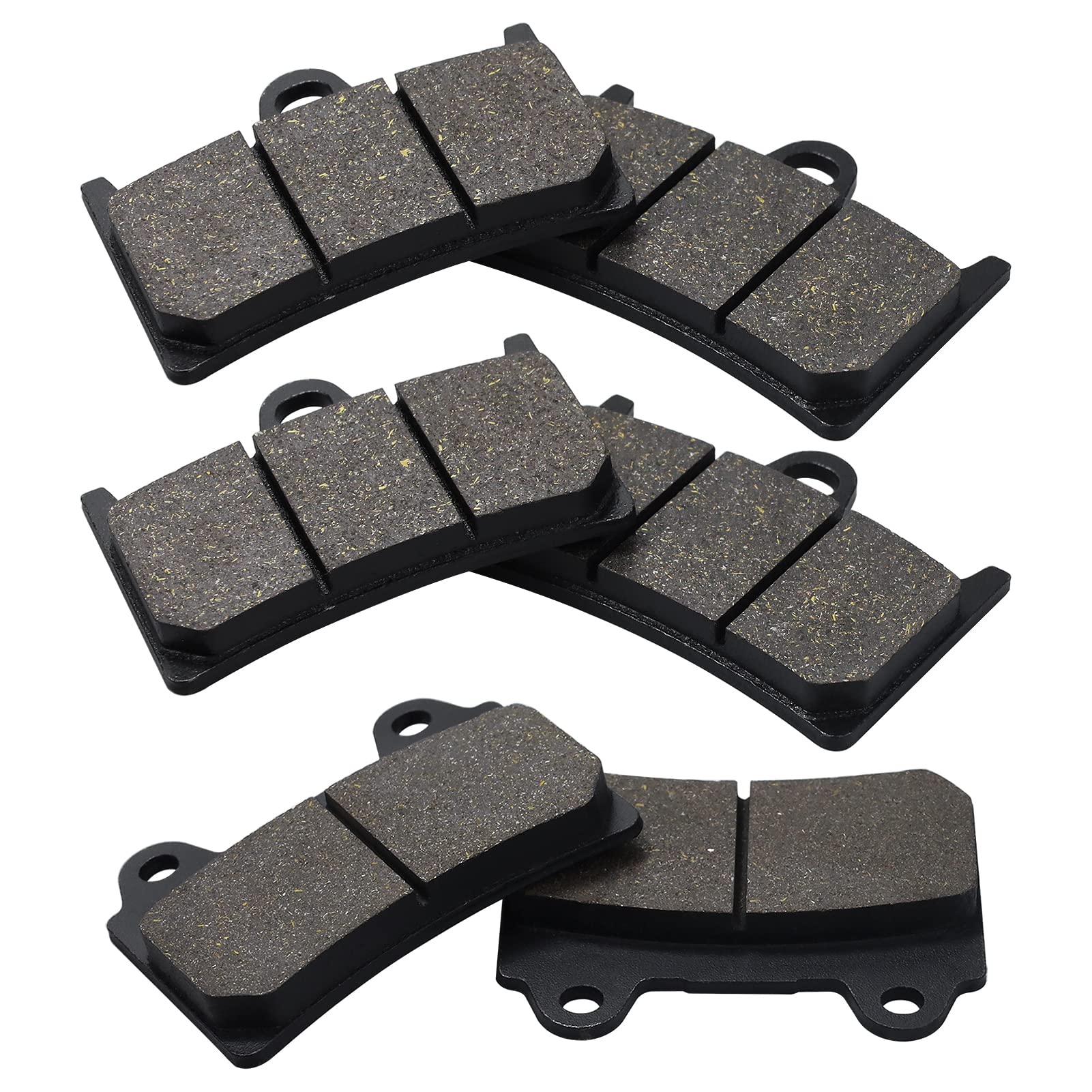 Cyleto Front And Rear Brake Pads For Yamaha Roadstar 1700 Xv1700 2004-2009 Xv 1700 Road Star Midnight Silverado 2004 2005 2006 2
