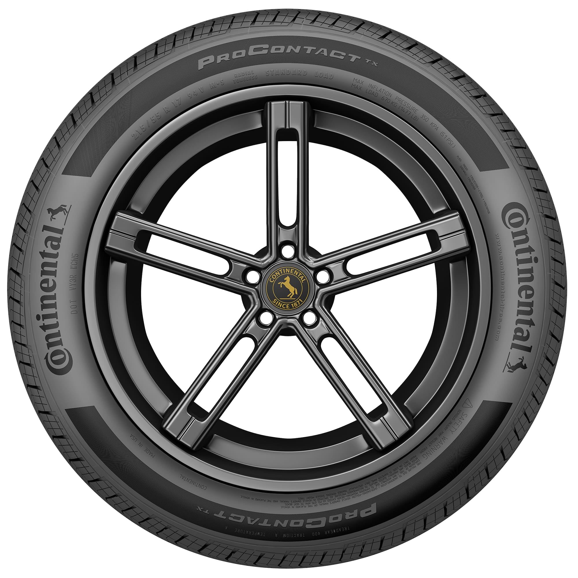 Continental Procontact Tx All Season 215/65R17 99H Passenger Tire