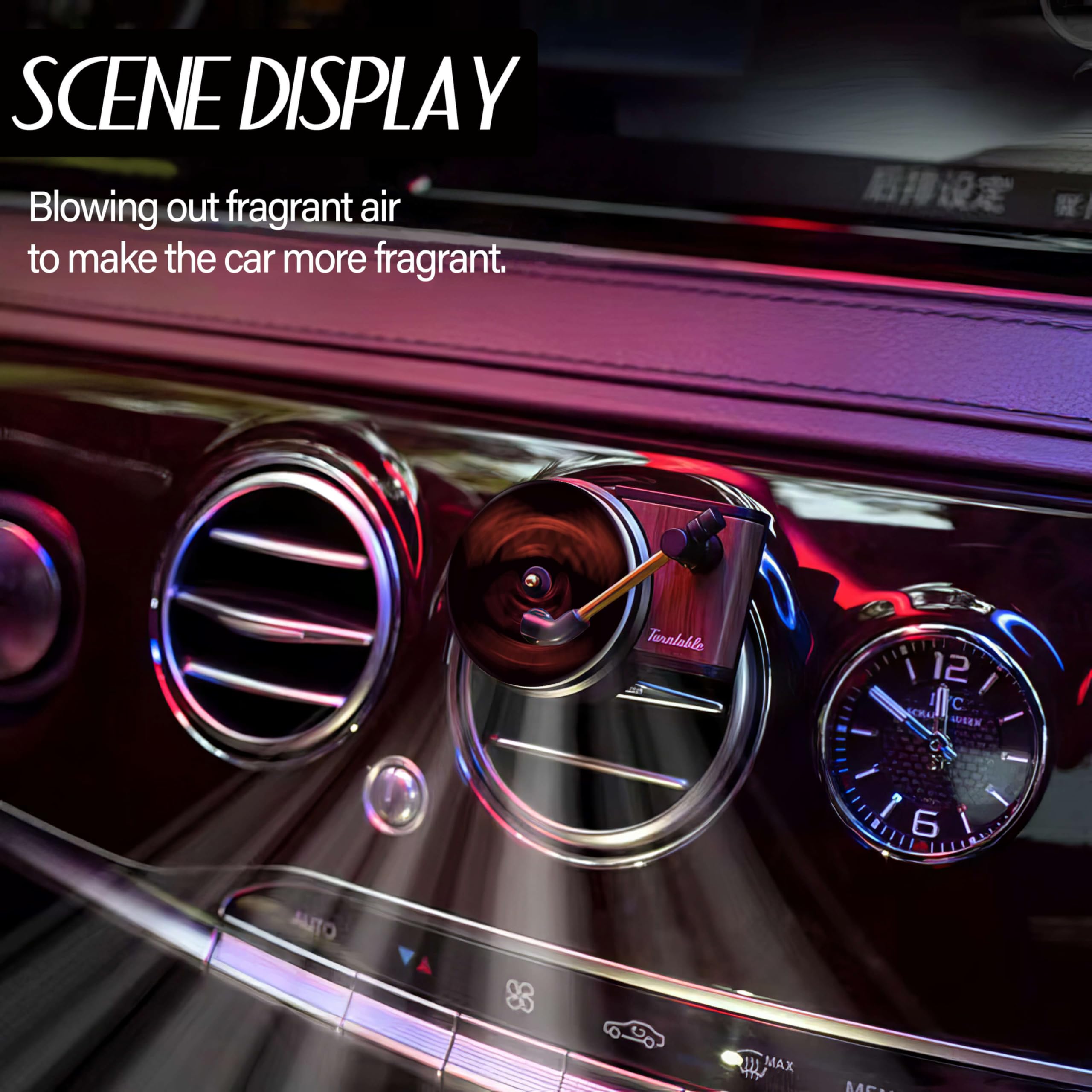 Maicican 12PCS Car Air Freshener Vent Clip - Pop Singer Album Cover, 1 Count, Fashion