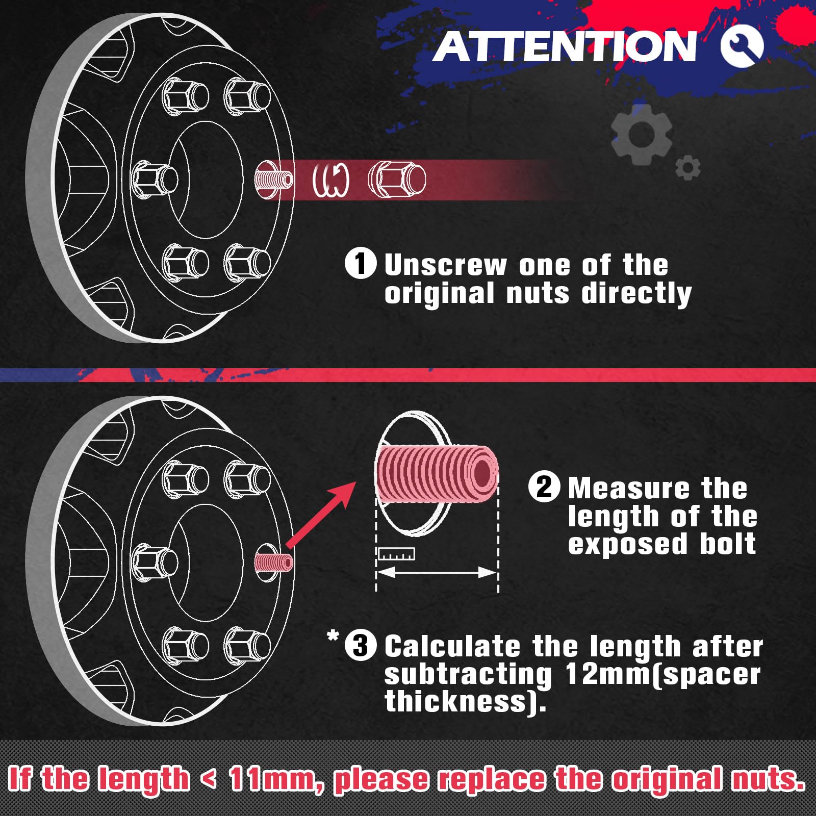 Ksp 6X5.5 6X135 6X139.7 Universal Wheel Spacers, 12Mm 1/2 Inch Lift Spacer For F150 Silverado Sierra Ram 1500 Expedition, 4Pcs 6