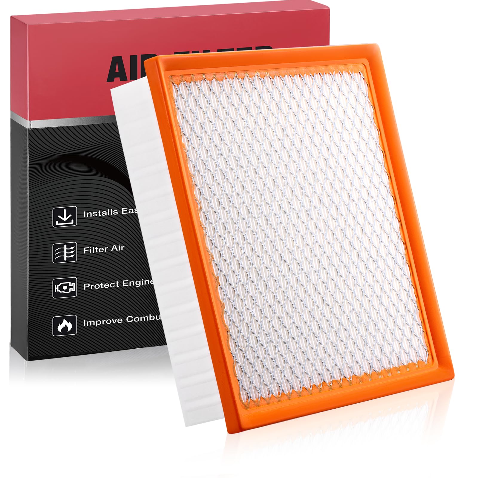 BDFHYK CA10755 Engine Air Filter Compatible with Toyota Camry Highlander Avalon Sienna, Compatible with Lexus ES350 NX300 RX350,