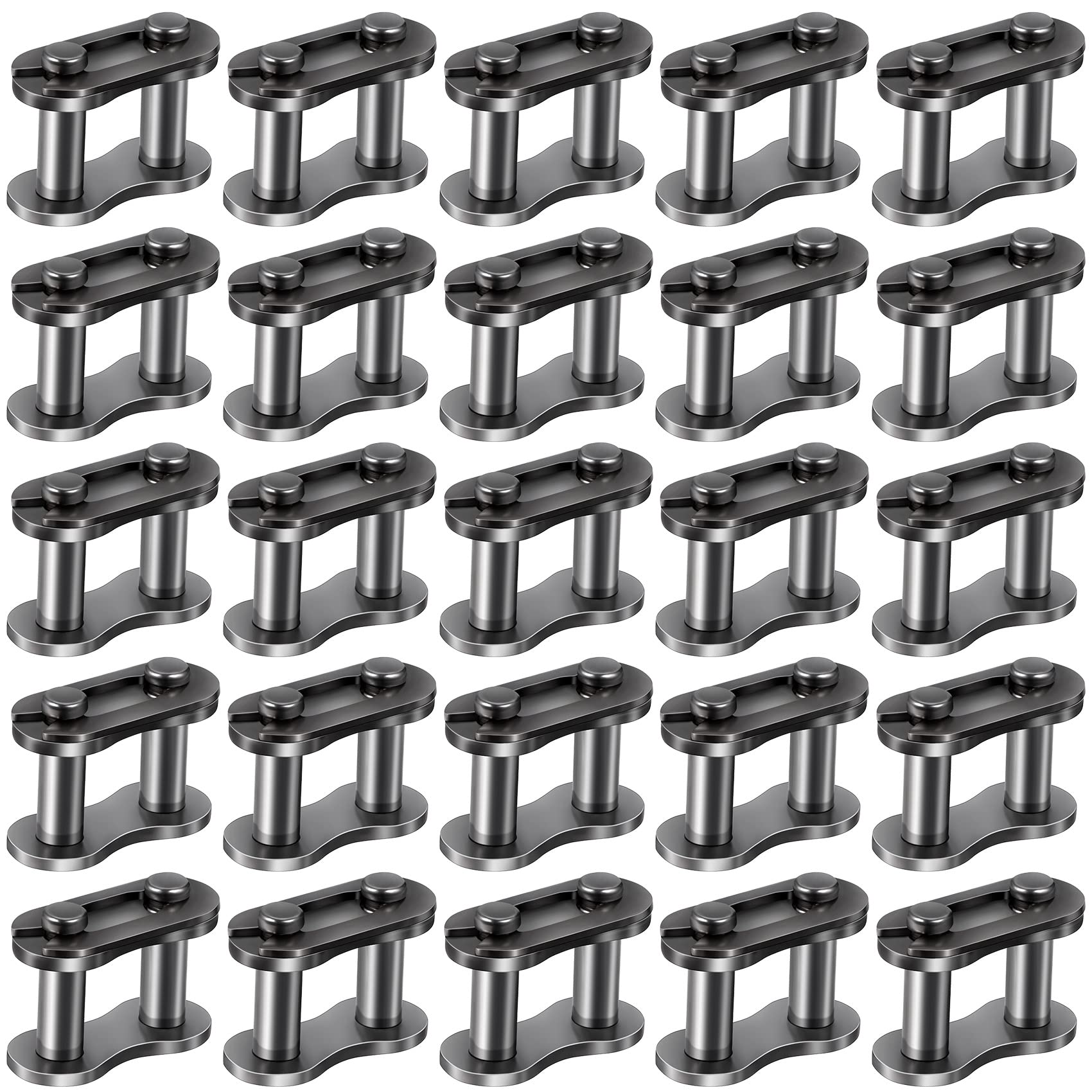 PAgOW 30pcs 25 chain Master Link Roller, Master connector Link for Baja Doodle Bug Motovox Mini Bike Harbor Freight Predator 212