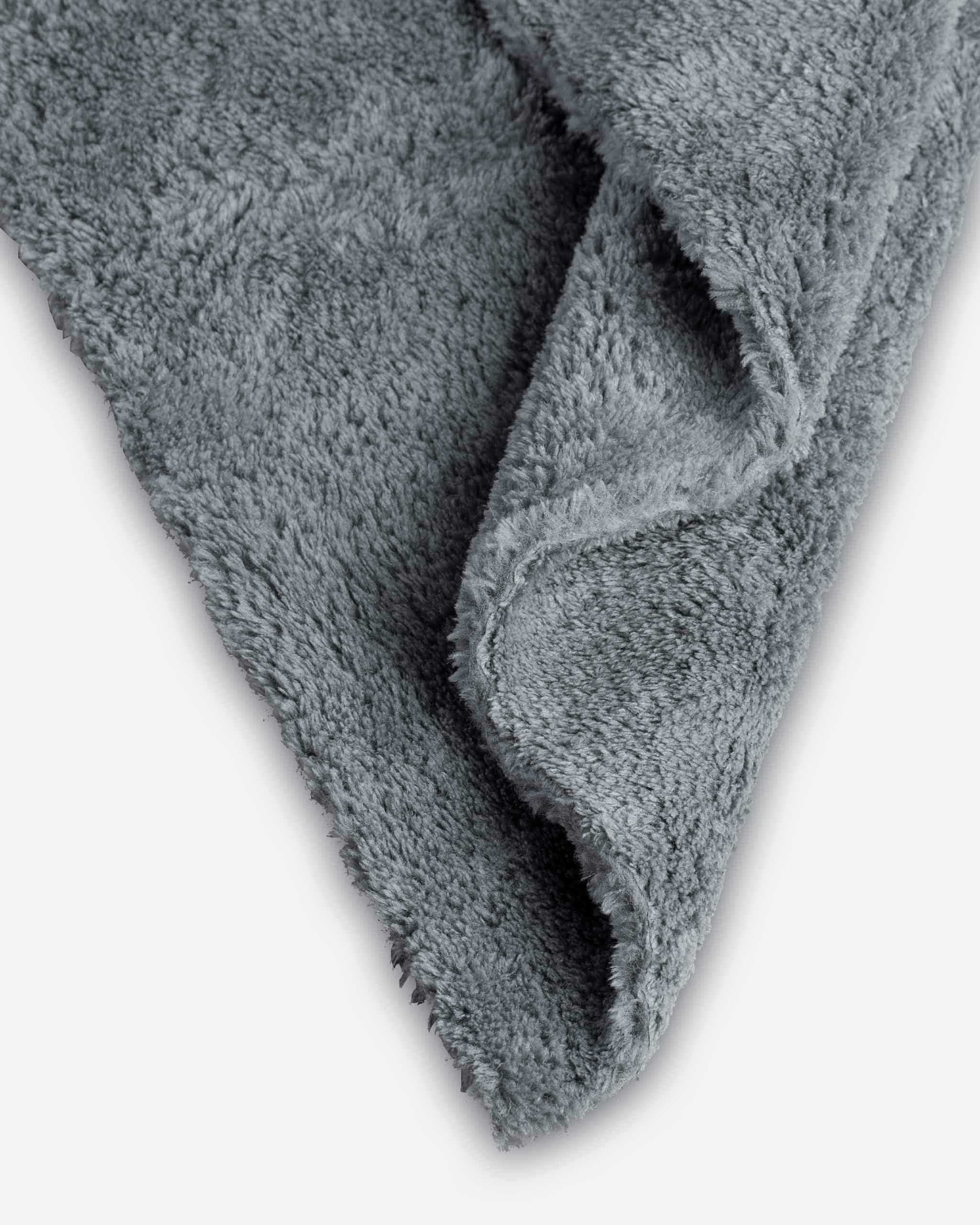 Adam'S Borderless Grey Microfiber Towel (12Pk) - Premium Ultra Soft Car Detailng Towel Cloths, 480Gsm - Safe For Car Wash, Home