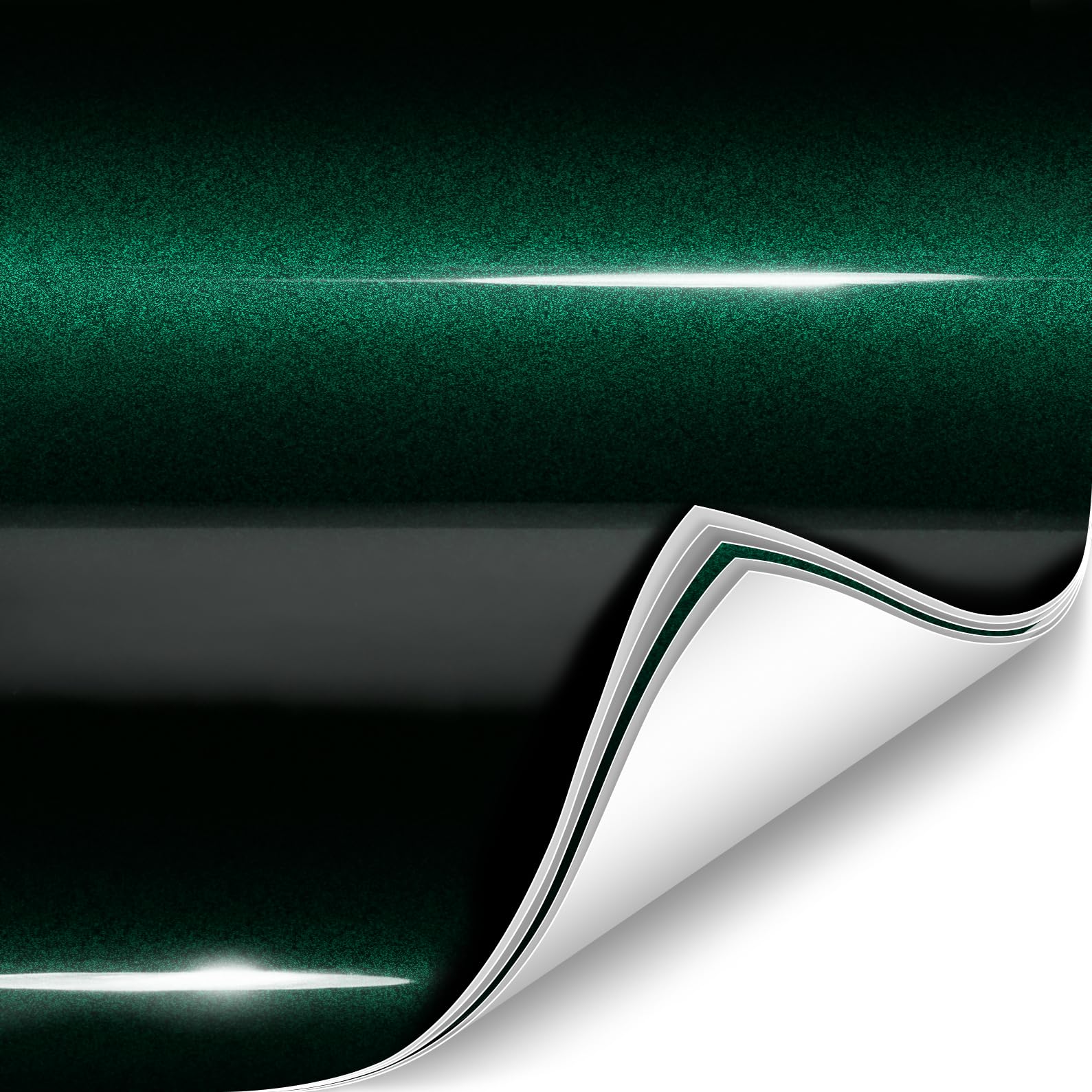 Colorfusion Ppf By Vvivid, Gloss Shadow Green Dry Apply Ppf Vinyl Car Wrap Roll 10Ft X 5Ft