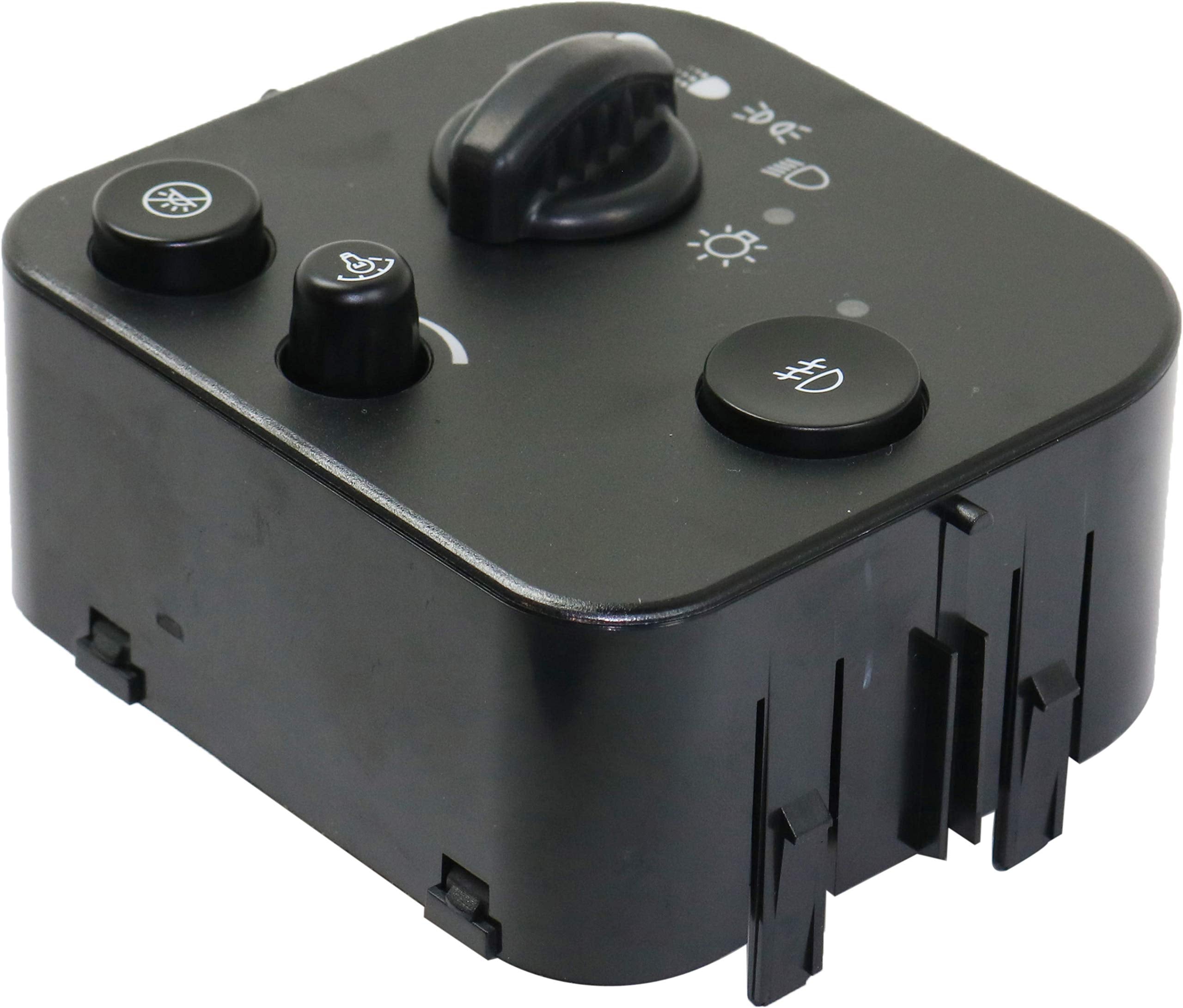 Evan Fischer Headlight Switch Compatible With 2004-2007 Buick Rainier, Fits 2003-2009 Chevrolet Trailblazer, Fits 2003-2006 Chev