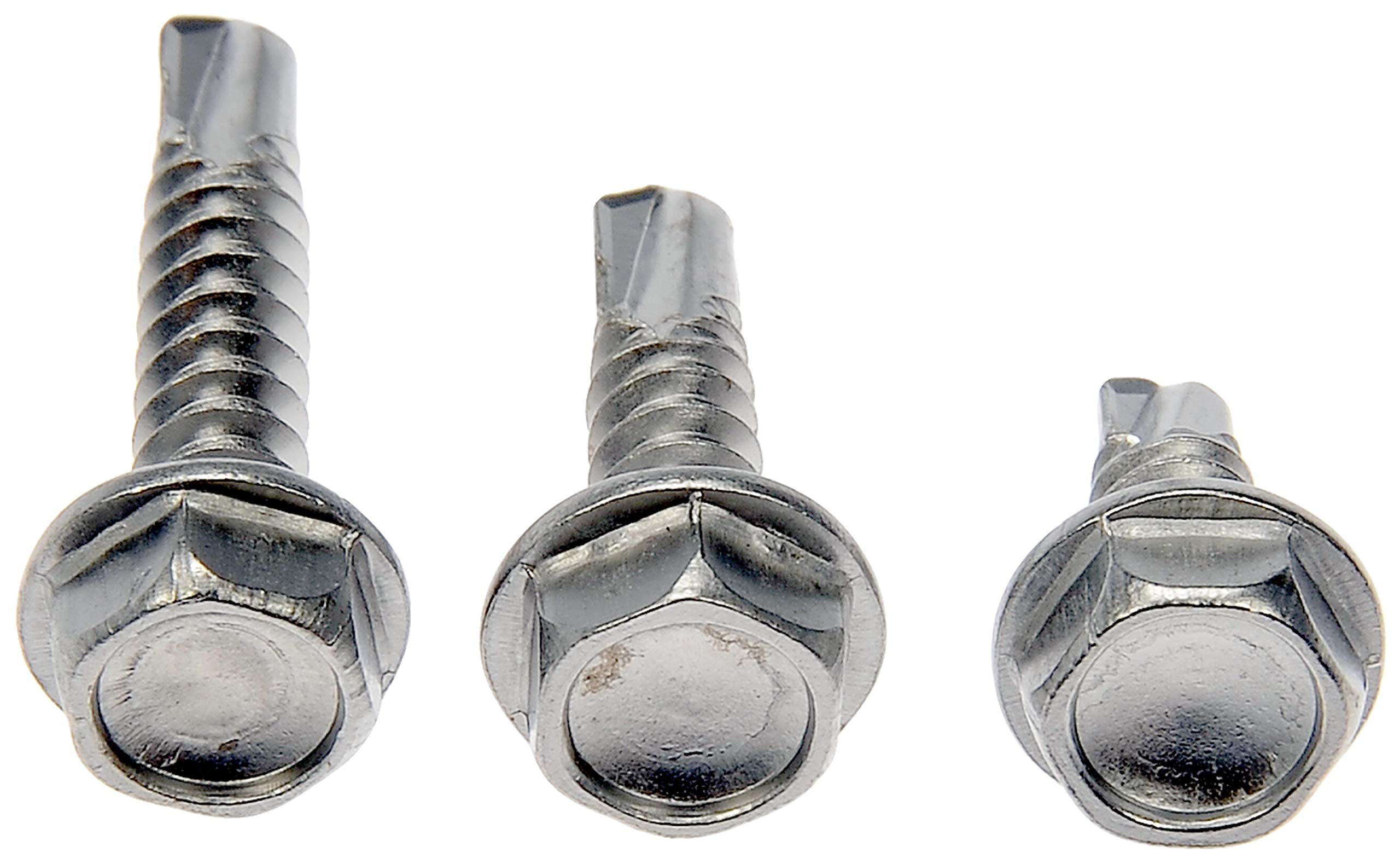 Dorman 784-160D Self Tapping Screws; No.10 X 1/2, 3/4, 1 In., 12 Pack