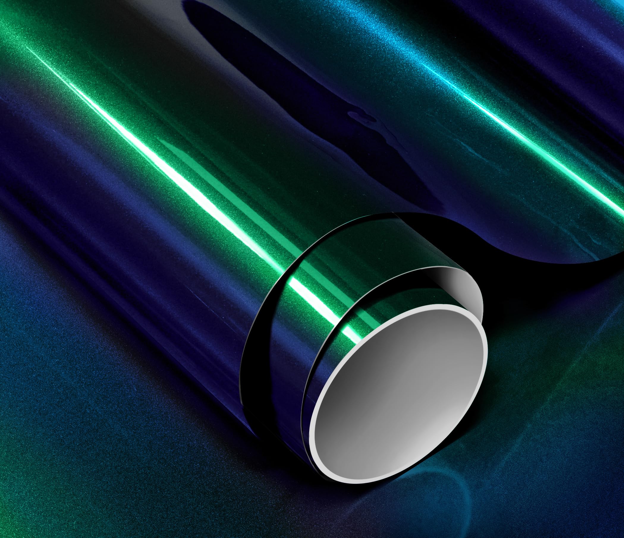 VViViD ColorFusion PPF Vinyl Car Wrap - Gloss Metallic Blue Chameleon, 6ft x 5ft Roll