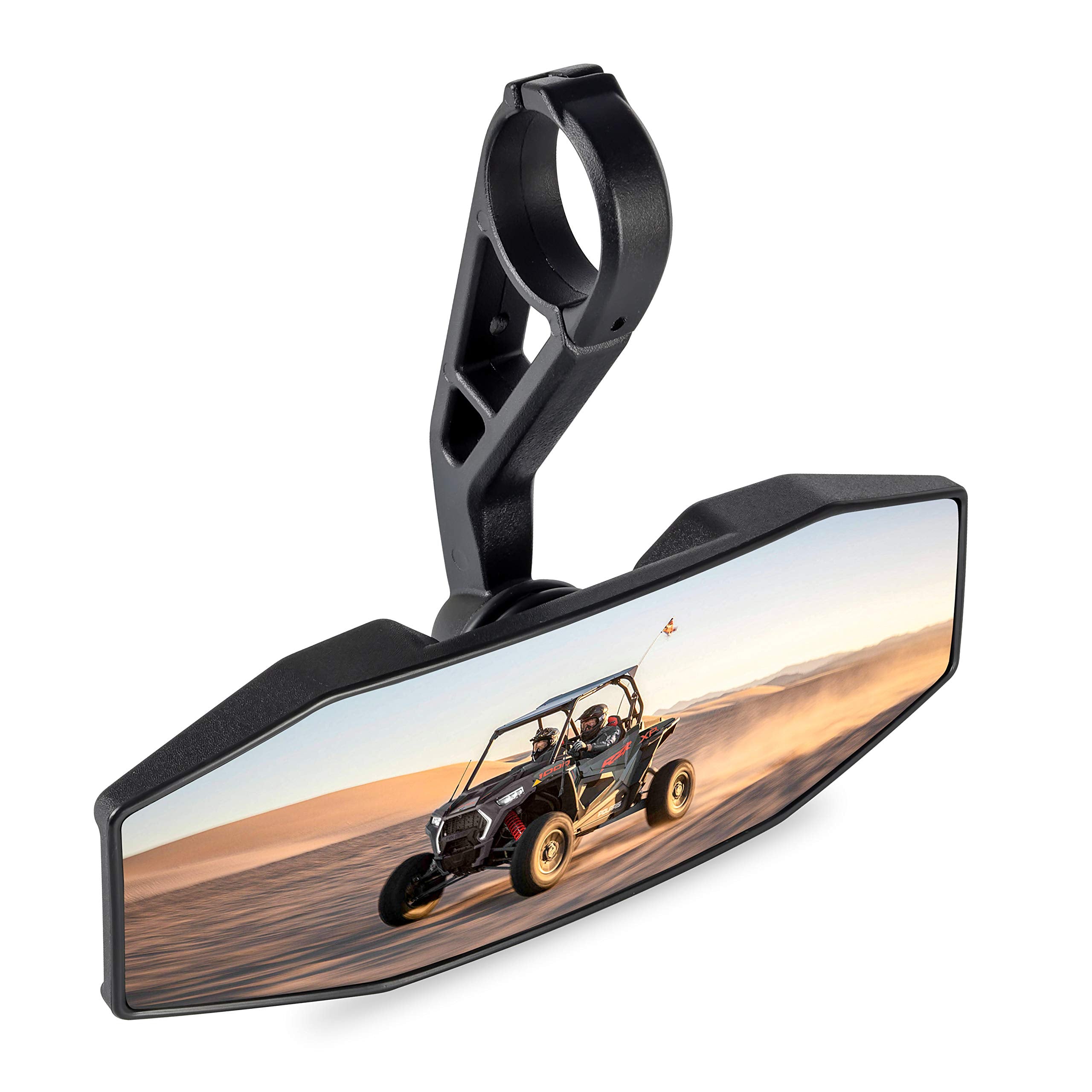 Sautvs Utv Center Rear View Mirror, Premium Convex Rearview Mirror With 1.75'' Clamp For Polaris Rzr 900 1000 Xp/General 1000 Xp