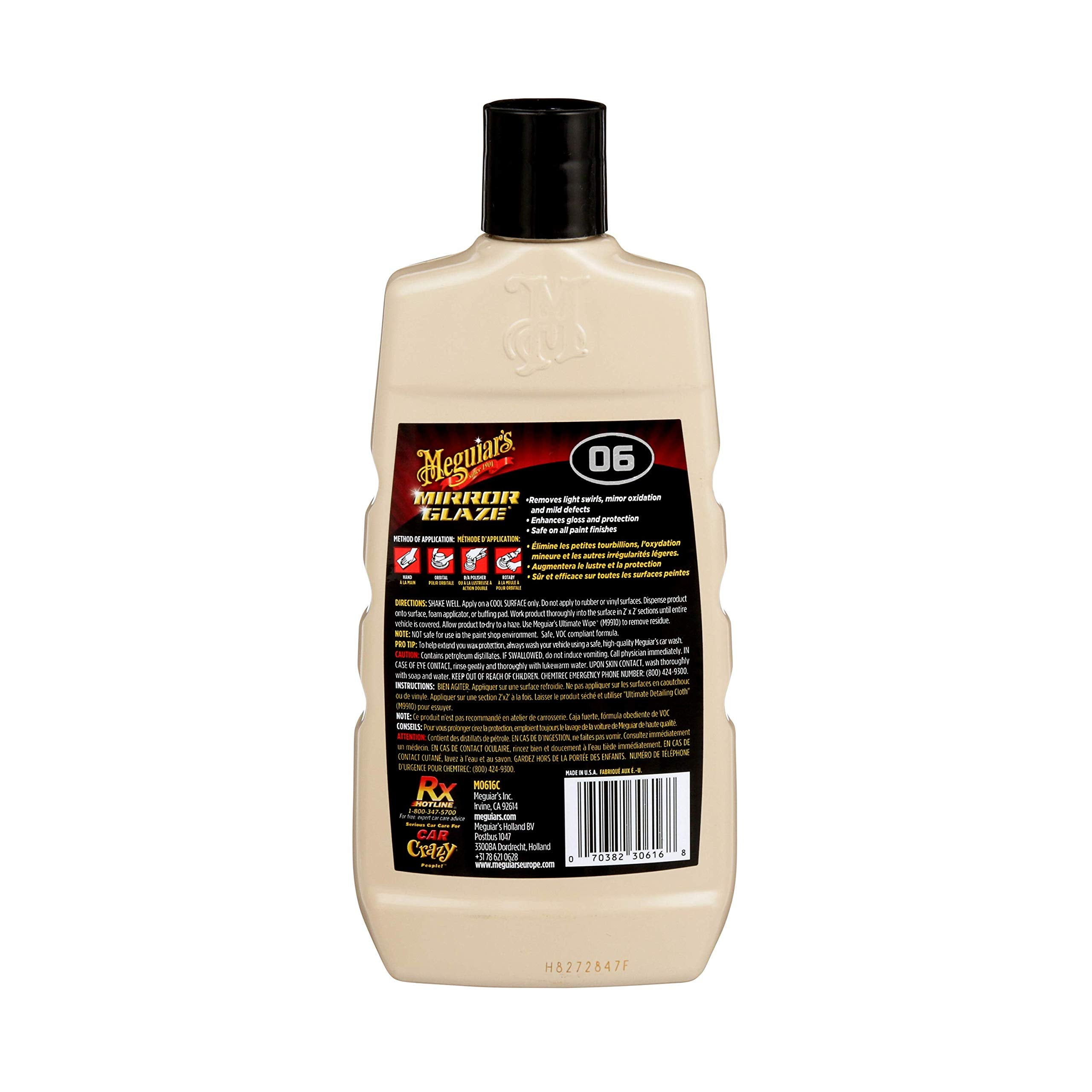 Meguiar's M6 Mirror Glaze Cleaner Wax - 16oz