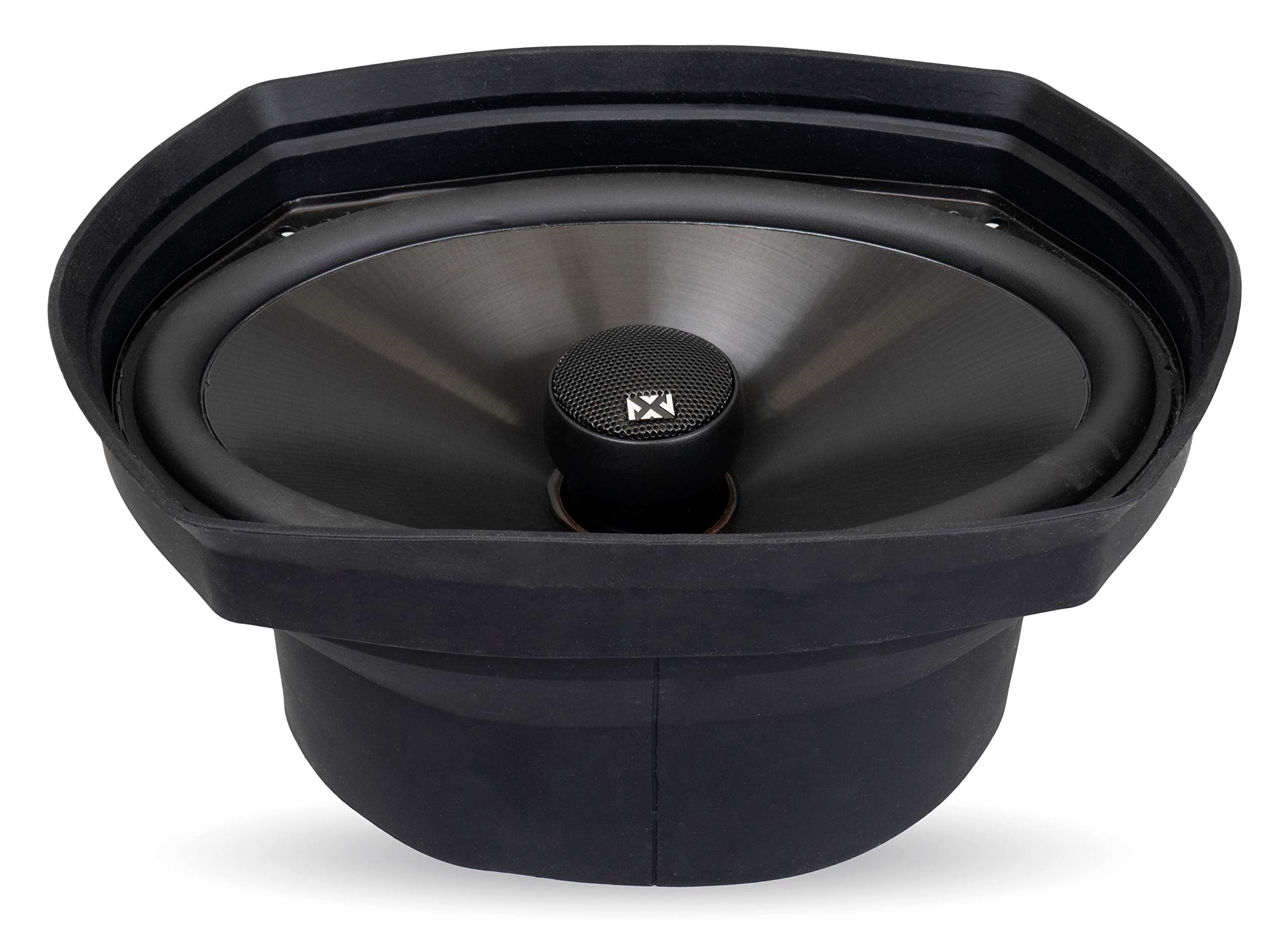 Nvx Xbaf69 2 Piece Universal 6X9    Silicone Rubber Speaker Baffles With Self Adhesive Foam Base Pad