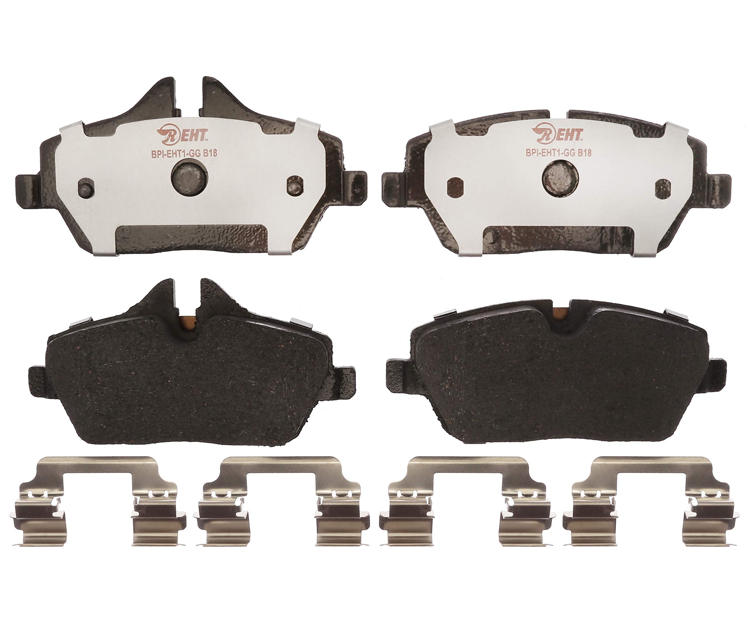 Raybestos Premium Raybestos Element3 Eht Replacement Front Brake Pad Set For Select 13-14 Bmw 118I, 05-12 Bmw 120I And 07-19 Min