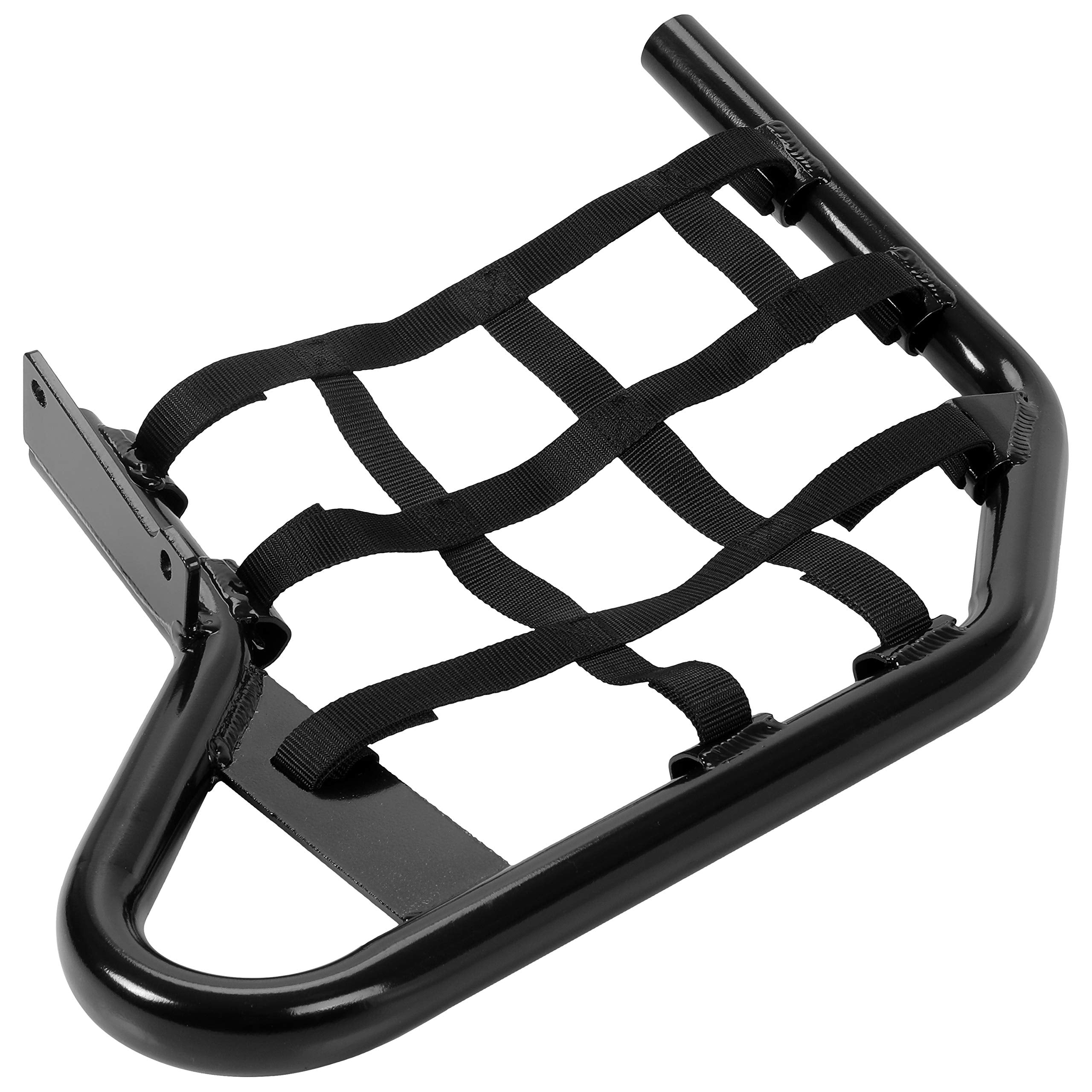 HECASA Nerf Bars for Yamaha Raptor 700 YFM700R, Aluminum, Black Nerf + Black Nets, Model MO-925