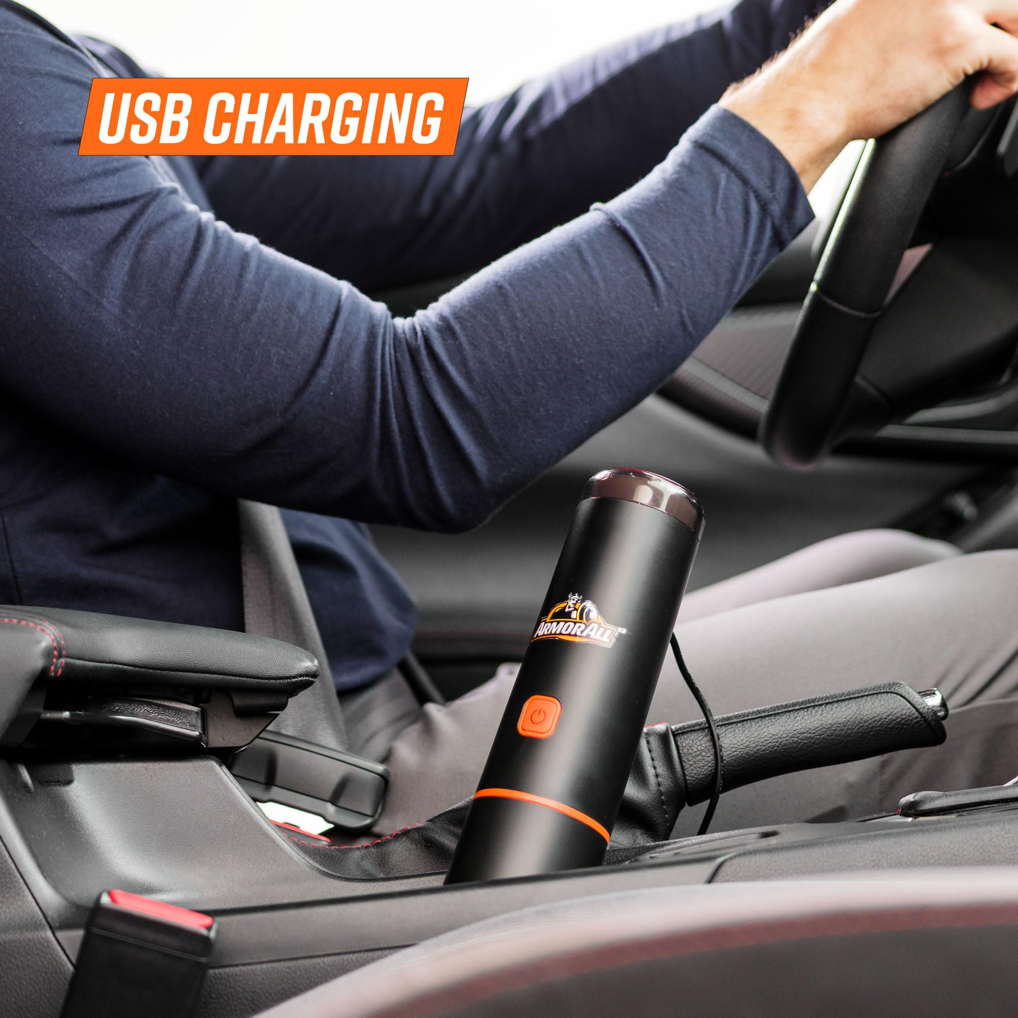 Armor All Cordless Handheld Mini Vacuum Cleaner AA07V2 0901, Orange