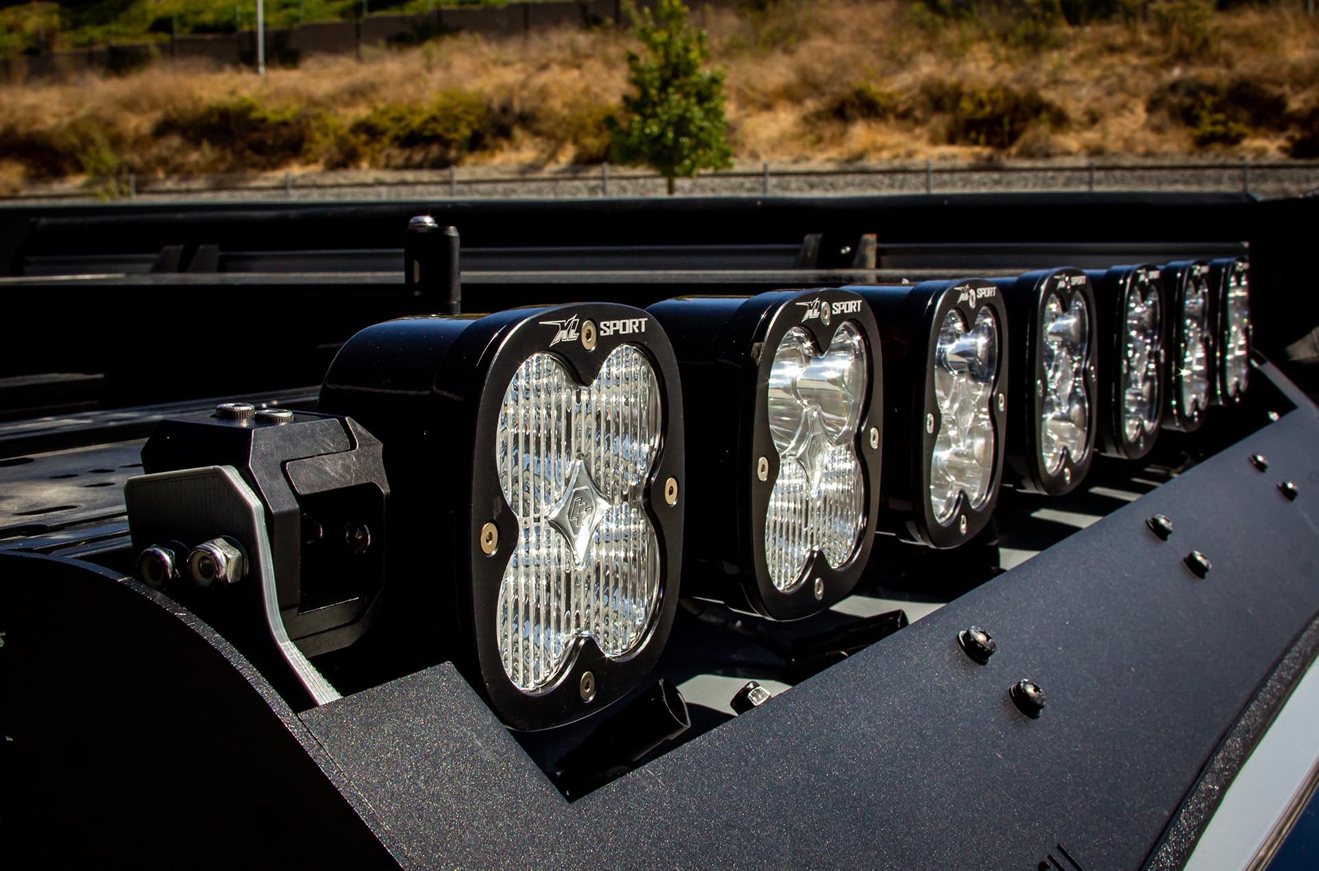 Baja Designs Xl Led Linkable Roof Bar Light Kit For Prinsu Sherpa Rack Fits Toyota 4Runner 2010-23, Fj Cruiser 2007-14, Tacoma 2