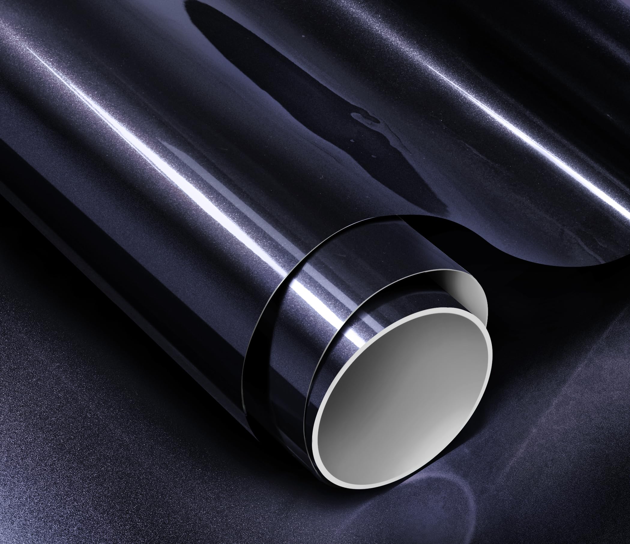 VViViD ColorFusion PPF Vinyl Car Wrap - Gloss Storm Grey, 1ft x 5ft Roll, Model VV-CLRFUS-GLSTORMGREY1X5PN