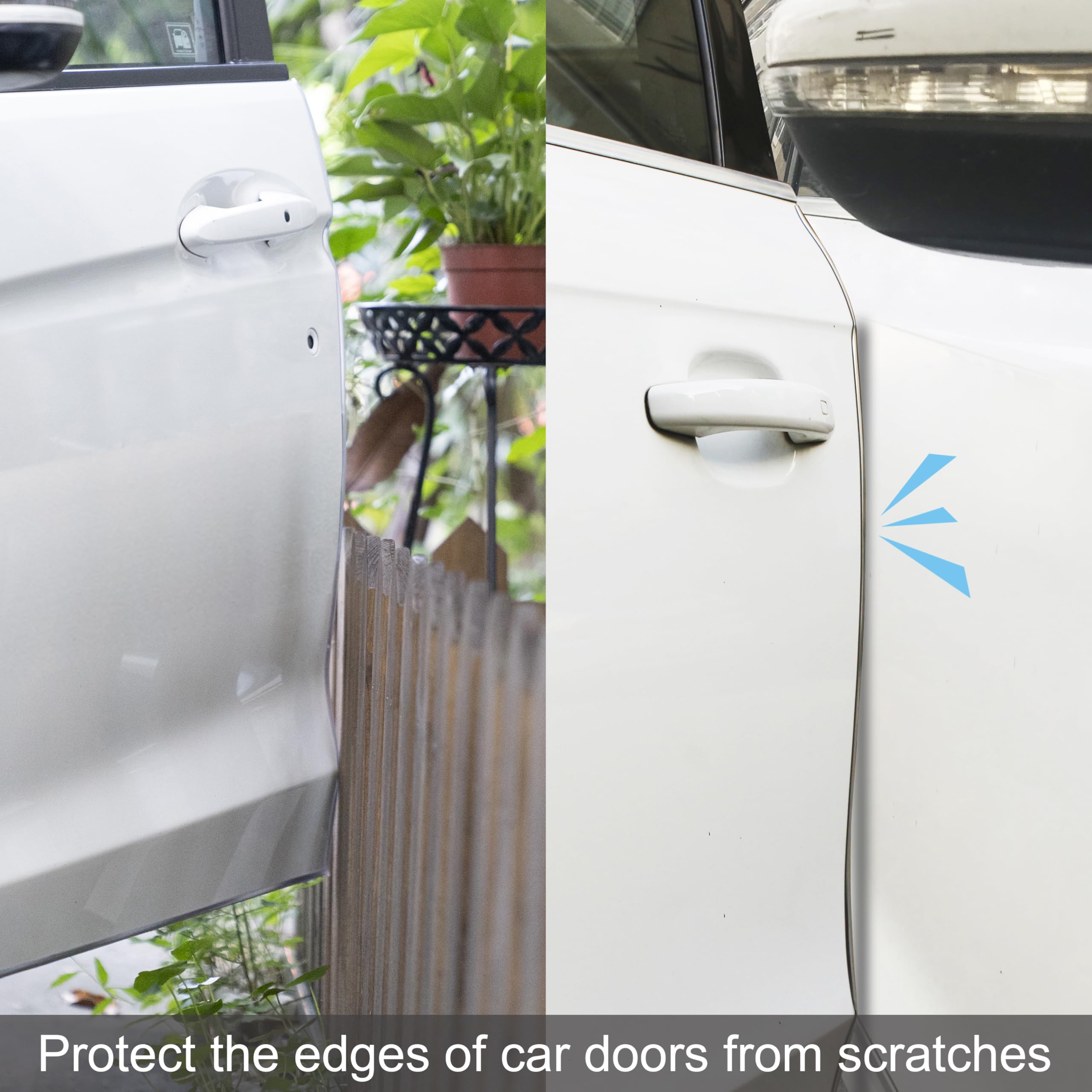 Yijinsheng Car Door Edge Guards Chrome Silver Universal U Shape Moulding Trim Strip Automotive Door Protector Decorative For Sed