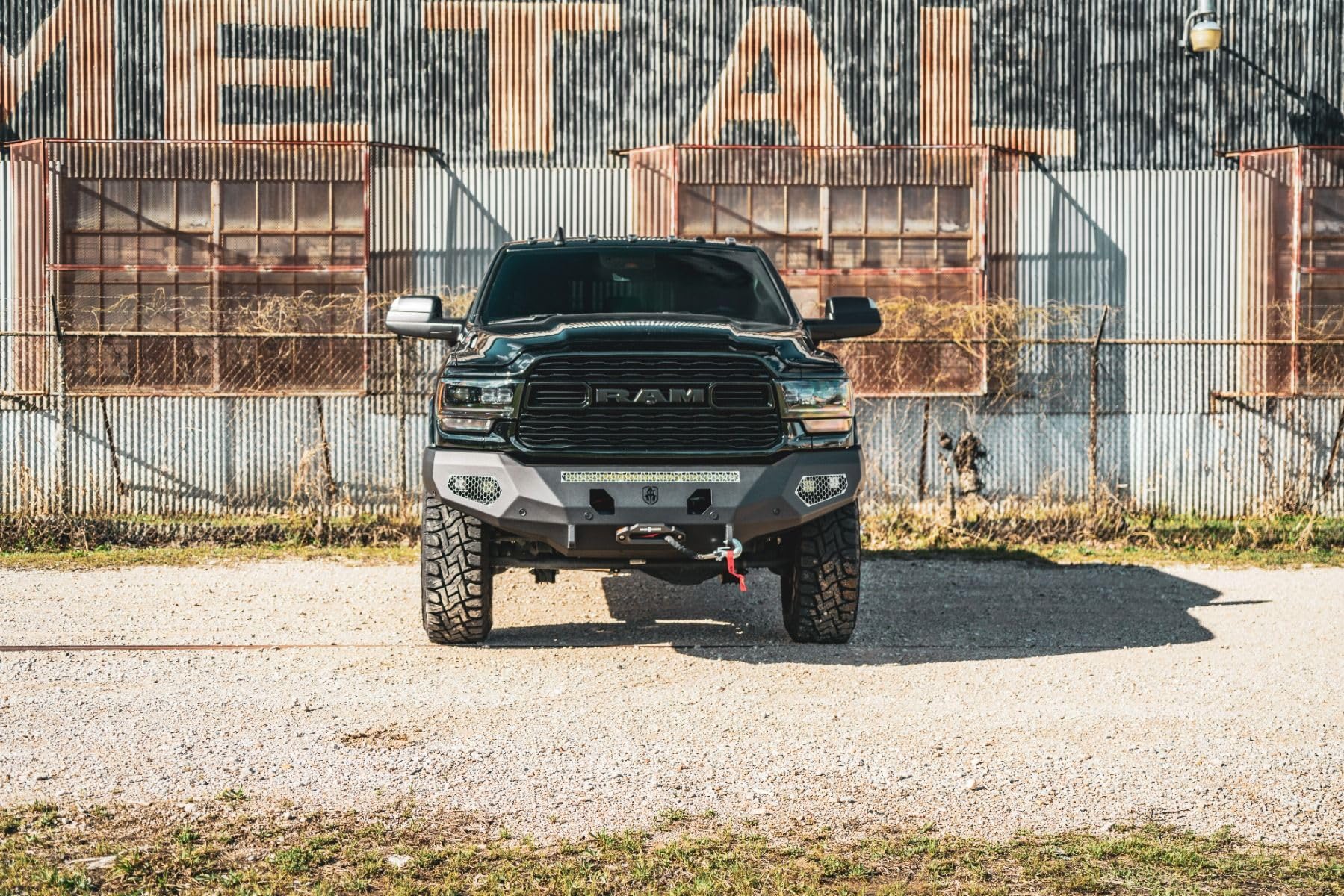 Road Armor 2204Df-B1-P3-Md-Bh Identity Full Width Raw Front Hd Bumper
