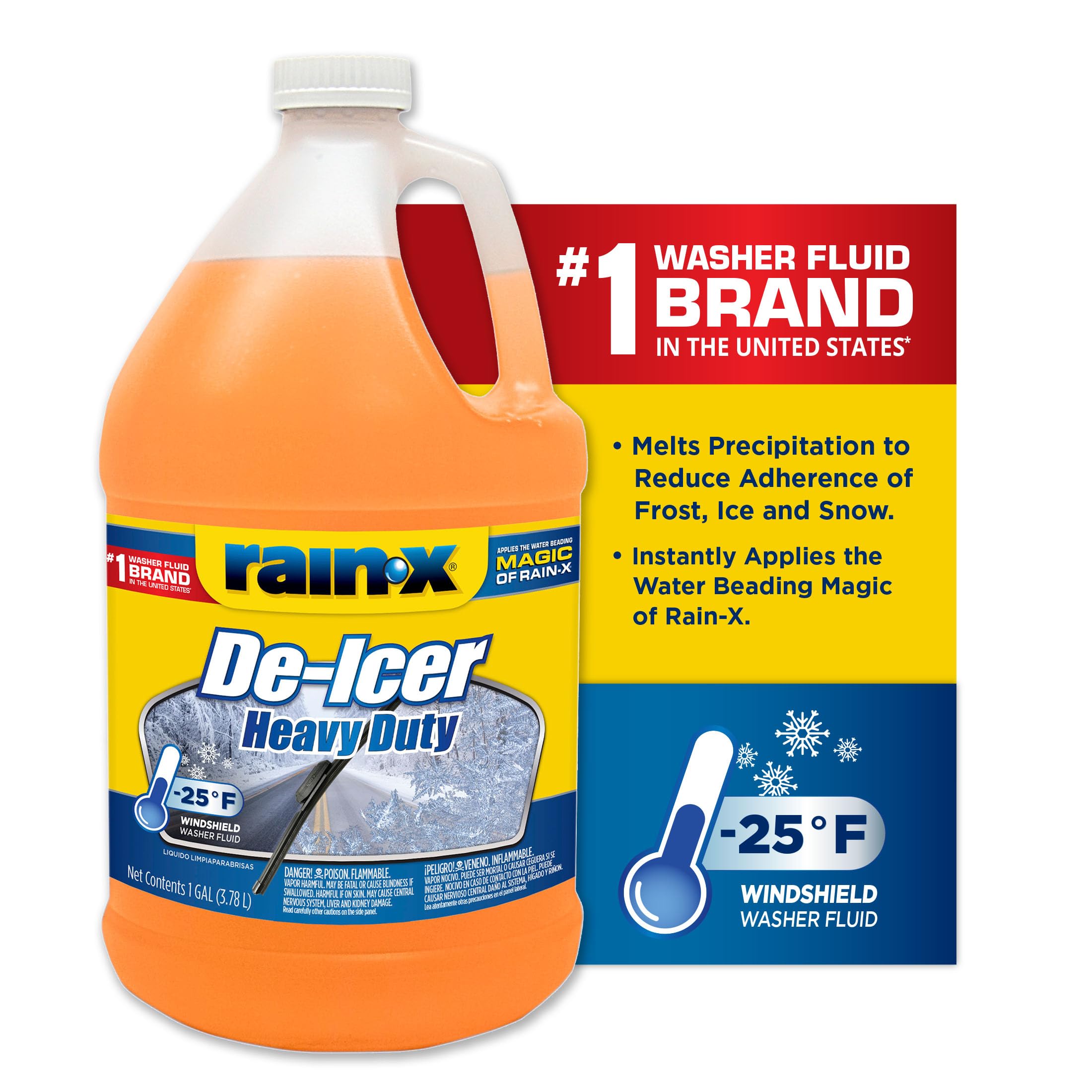 Rain-X Rx68106 Prem De-Icer Washer Fluid