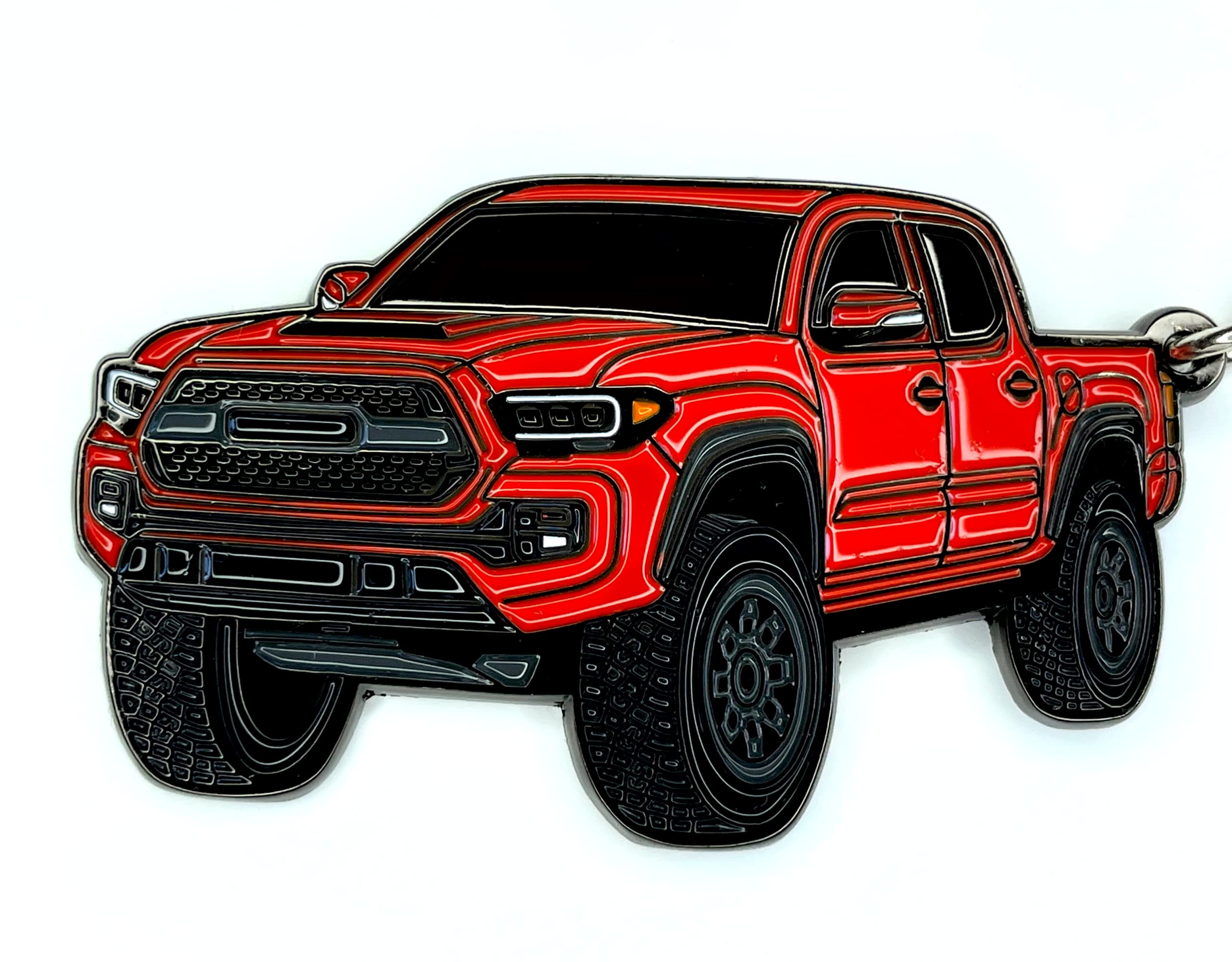 Four Wheel Beast Tacoma Keychain - Tacoma Accessories 2016-2022 Mods - Pro Sport Off Road Cool Pro Key Chain Fob Cover - 3Rd Gen