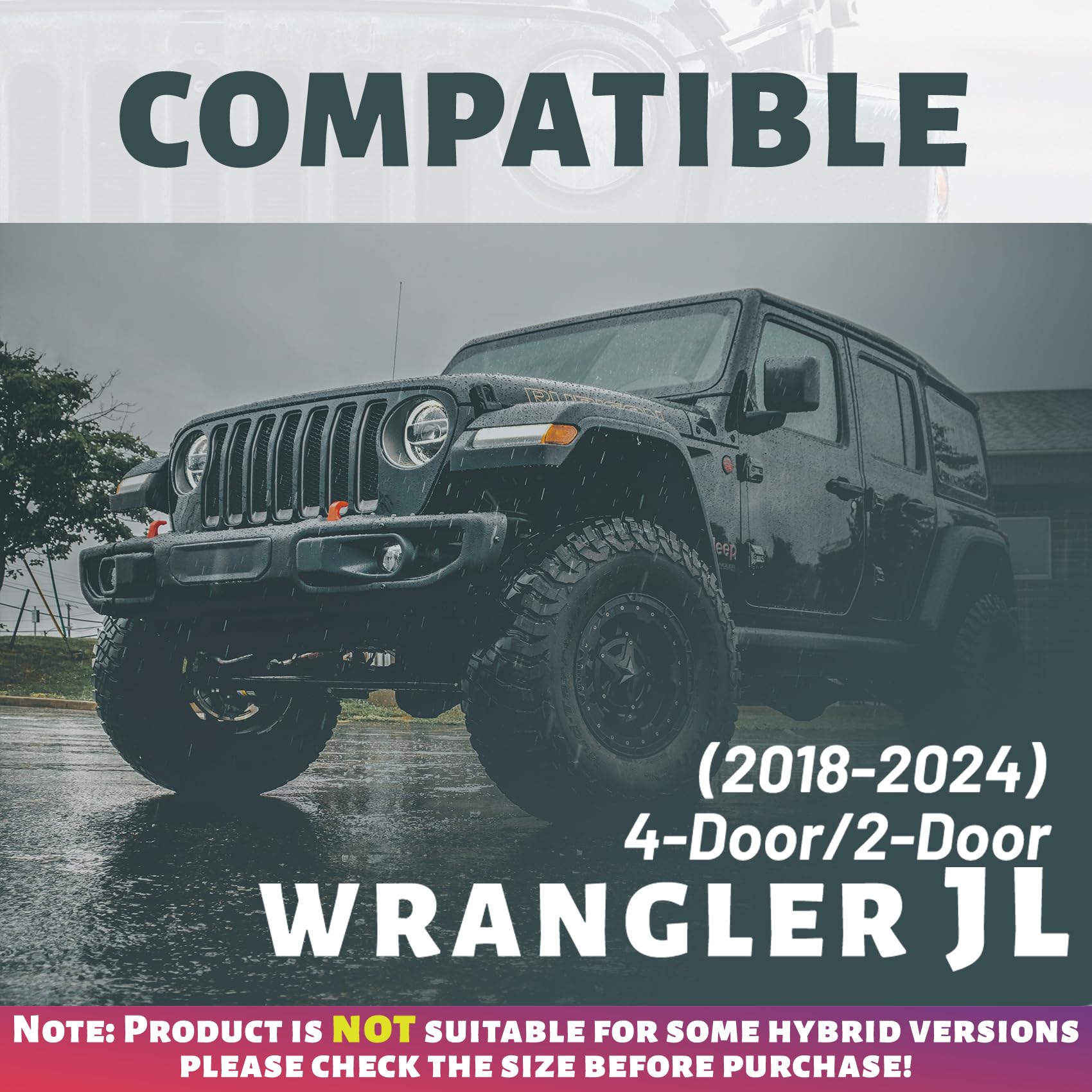 Brvtek For Jeep Keyhole Cover, For 2018-2024 Jeep Wrangler Jl, Door Lock Cover For Wrangler, Tailgate Door Keyhole Cover 1 Pcs,
