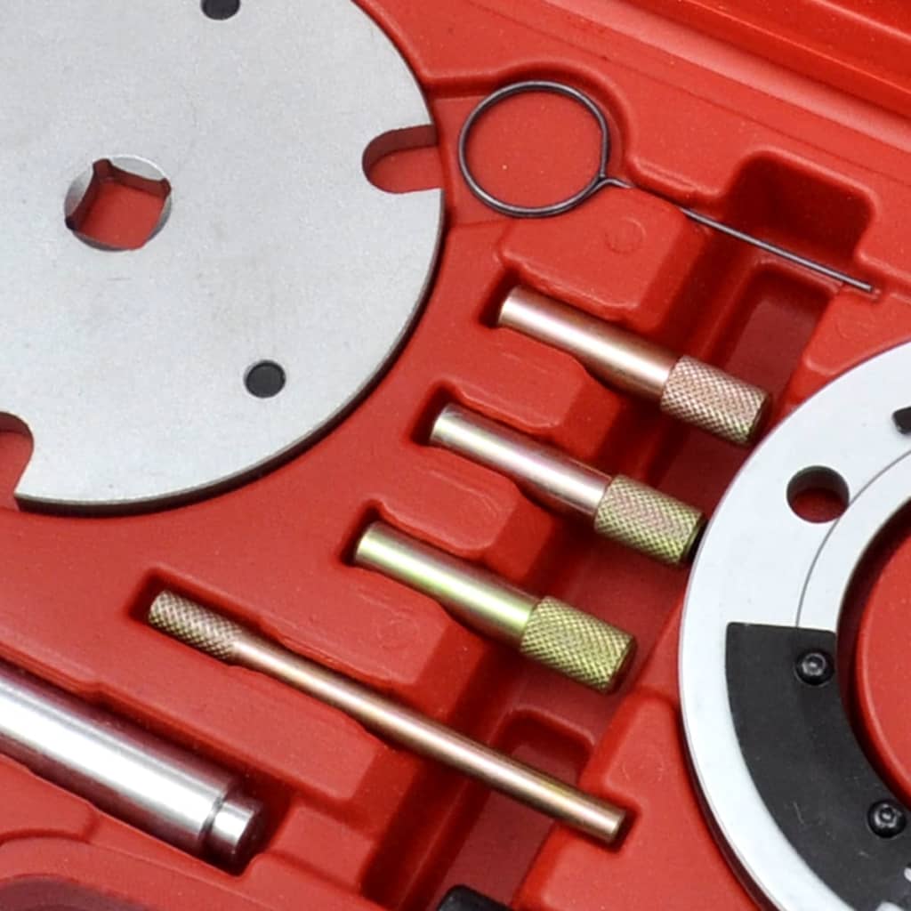 Vidaxl Durable Duratorq Chain Engine Setting Locking & Injection Pump Tool Kit - For 2.0/2.2 And 2.4 Chain Driven Diesel Engines - Comprehensive Professional And Diy Mechanic Toolkit