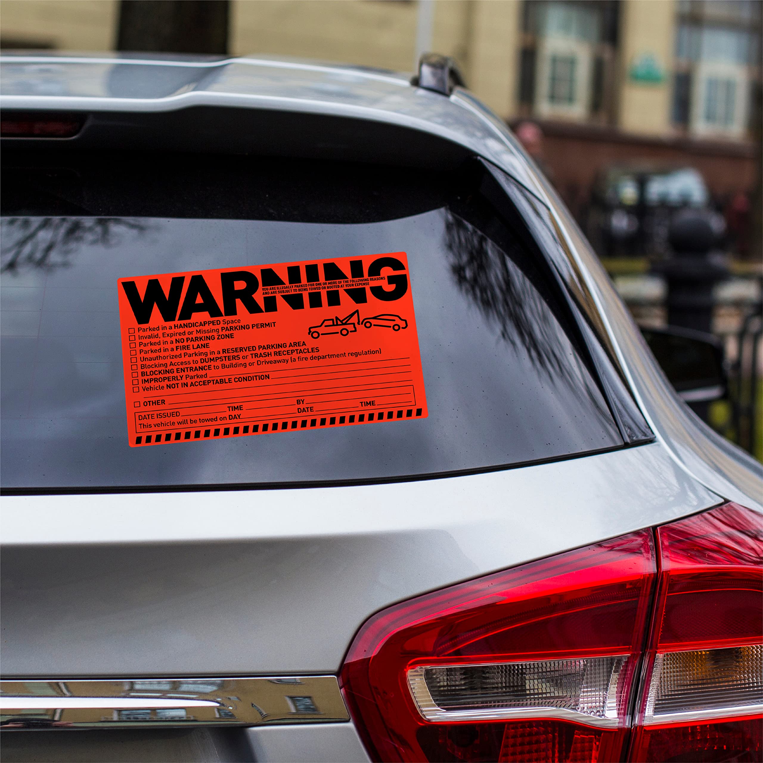 Easykart Labels 250 Parking Violation Stickers Notice Parking Violation Stickers Tow Stickers For Car Vehicle Private Parking Wa
