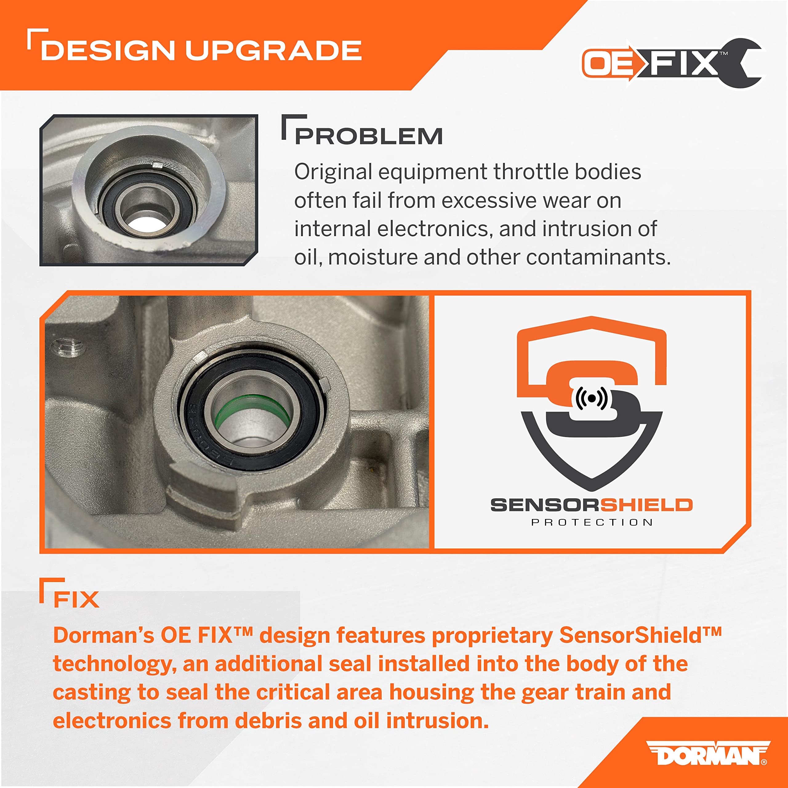 Dorman 977-025 Electronic Throttle Body Compatible With Select Chrysler / Dodge / Jeep Models (Oe Fix)