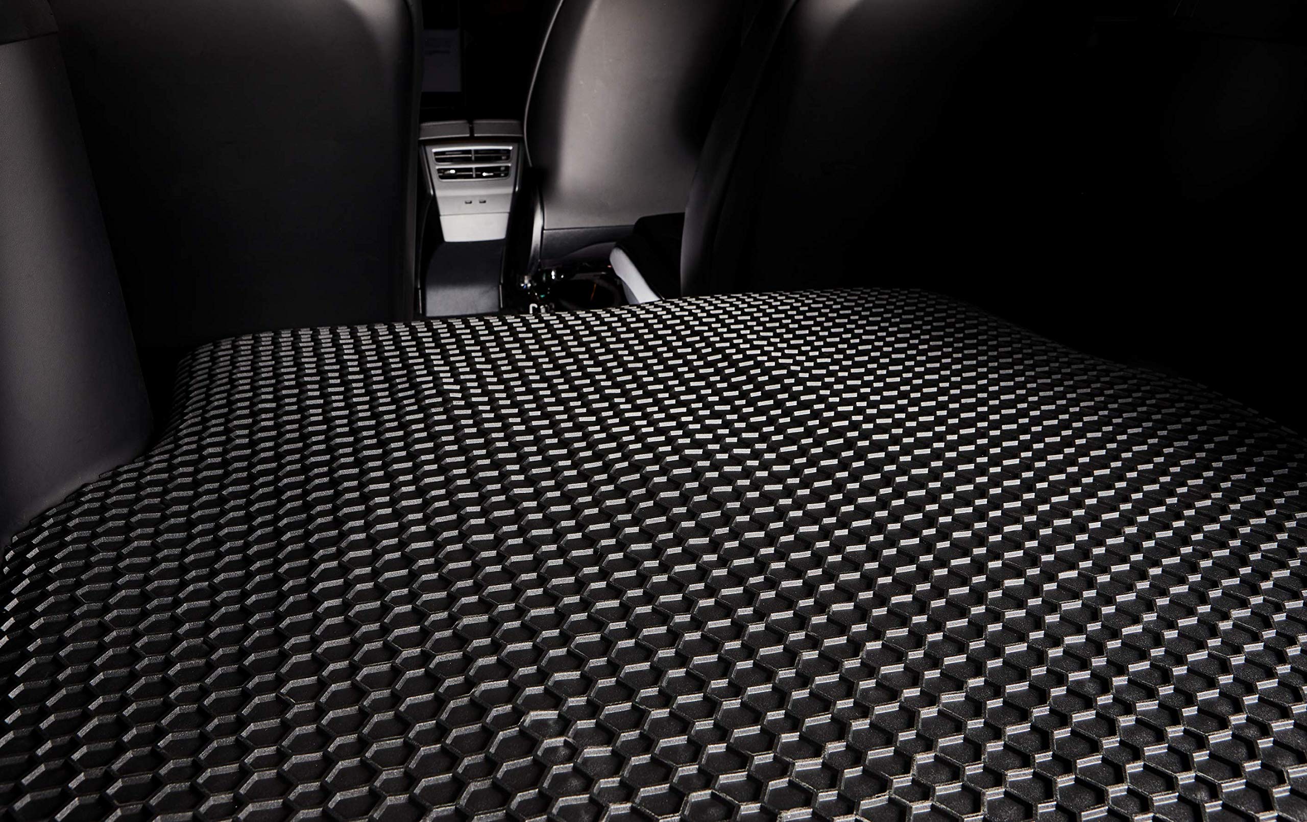 Toughpro Cargo/Trunk Mats Accessories For Honda Odyssey (3Rd Row Fold Down) All Weather Heavy Duty (Made In Usa) Black Rubber 20