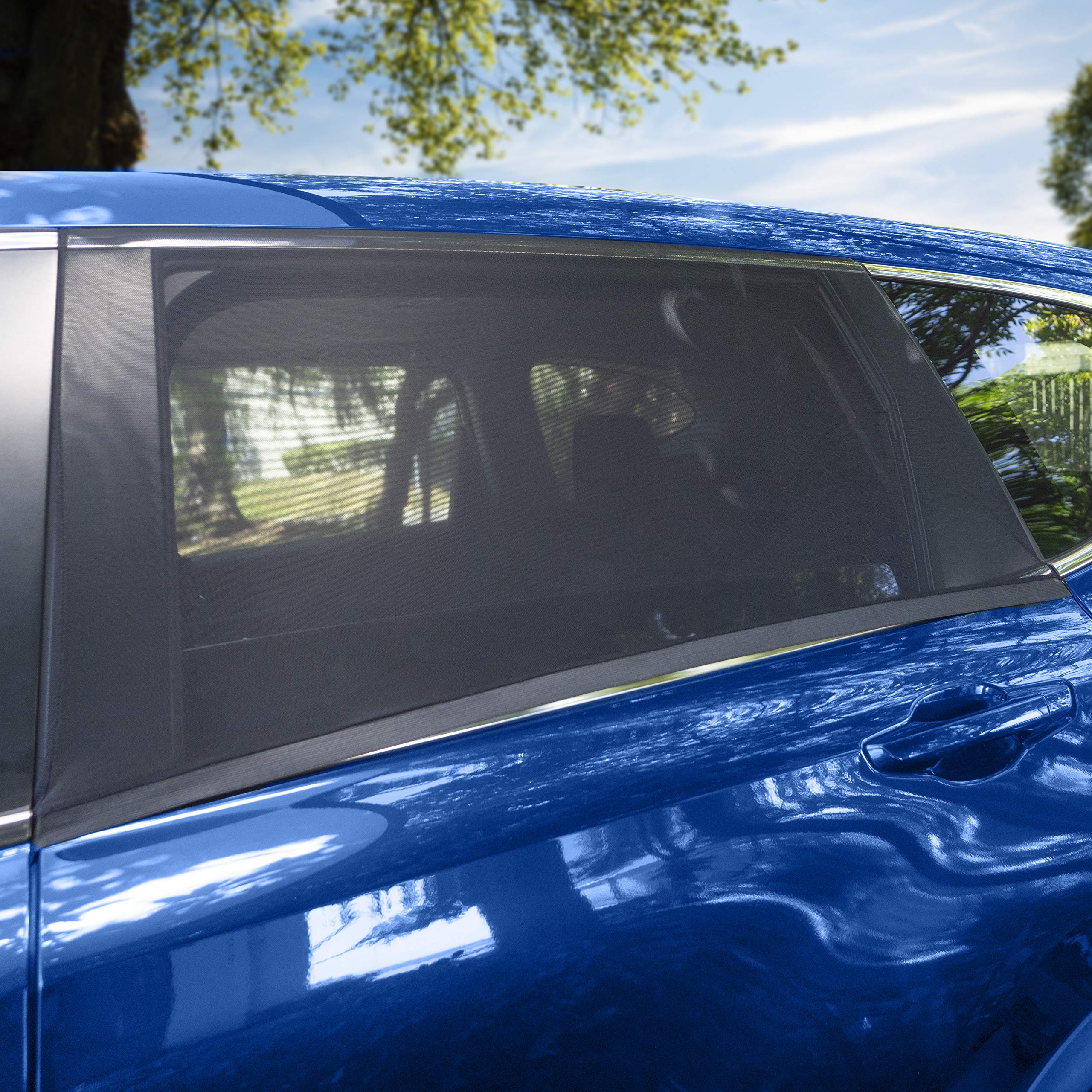 Wagan In6009 Easy Air Auto Screen Car Side Window Sun Shade Car Rear Side Window Sunshades Breathable Mesh Baby Sun Shade Protec