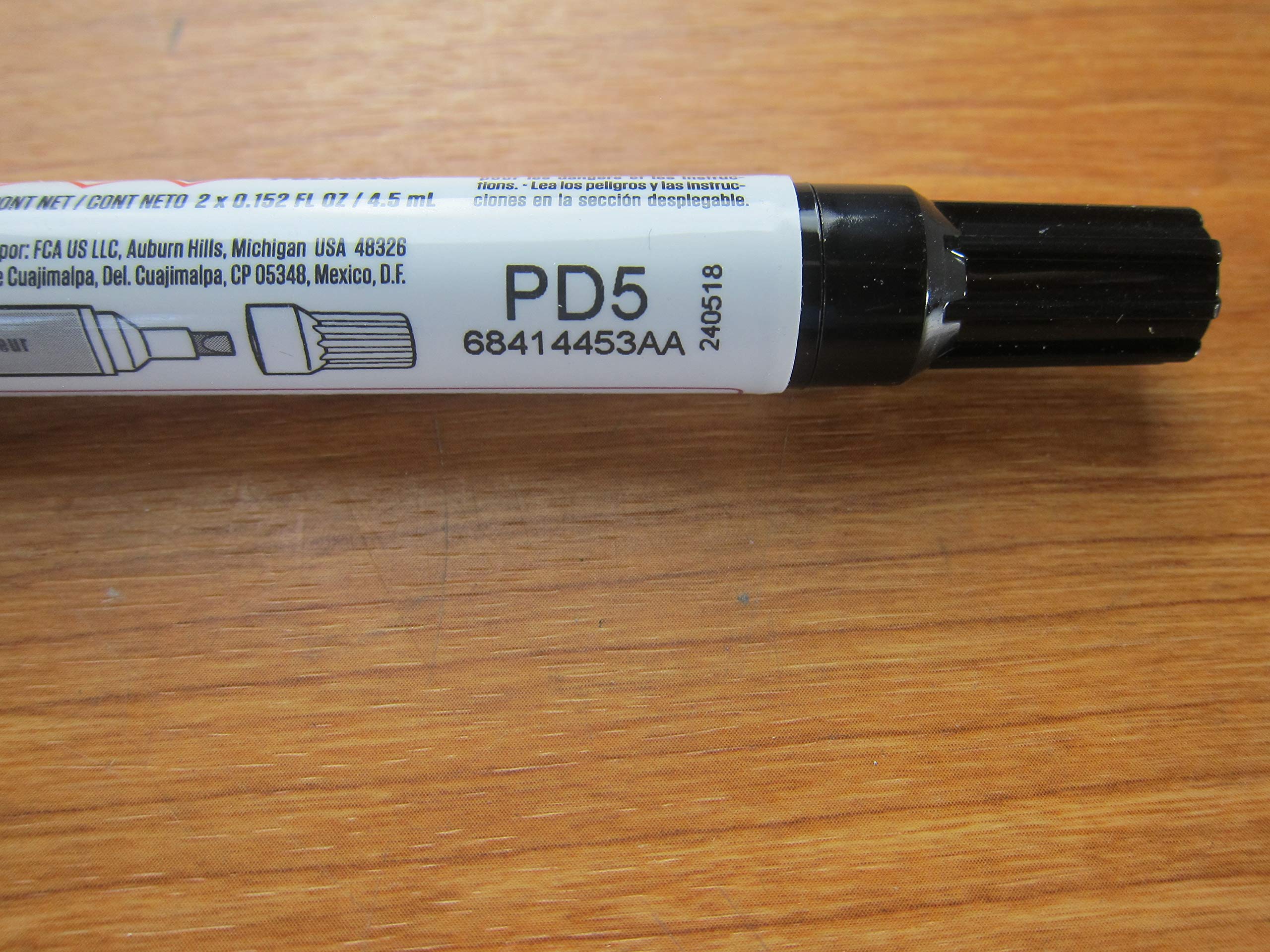 Mopar Satin Carbon PD5 Wheel Touch Up Paint - 1 Count OEM for Chrysler Dodge Jeep Ram