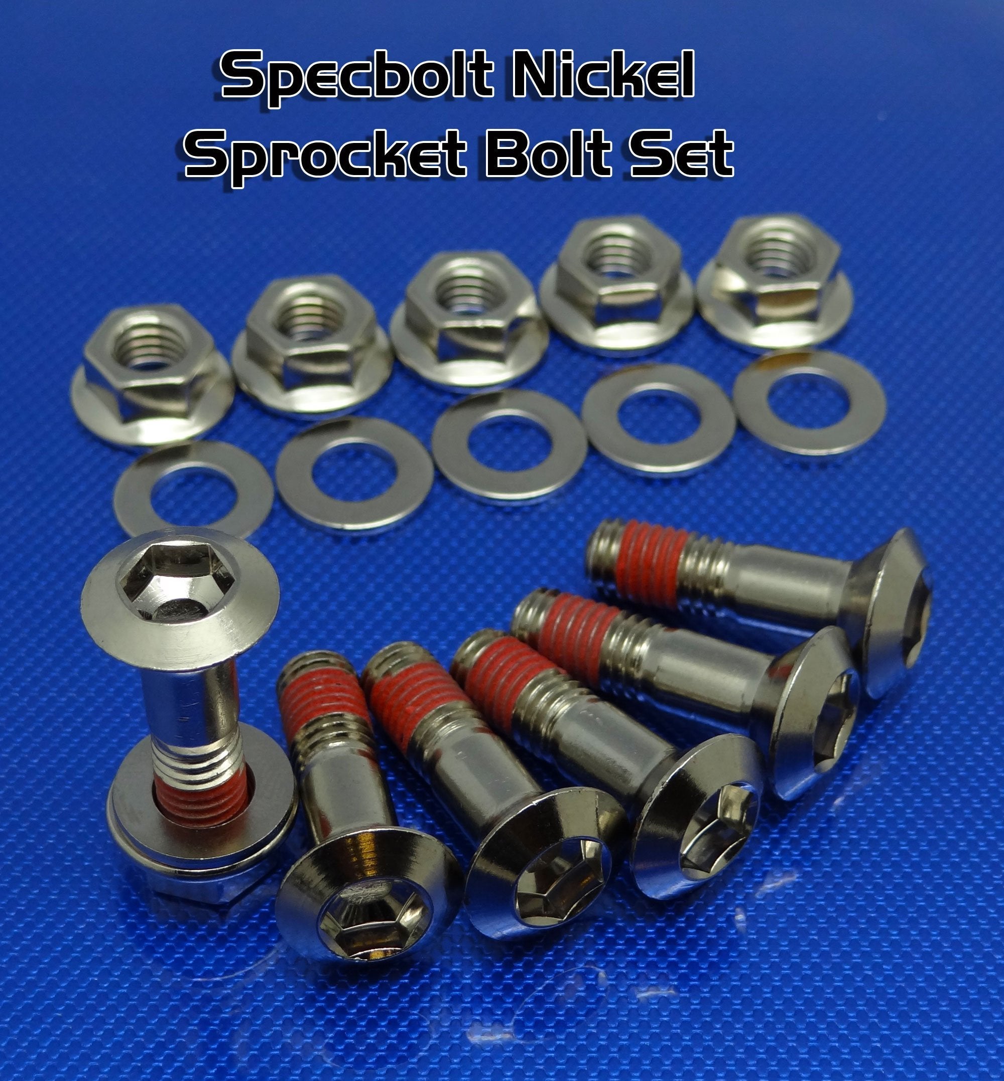 Specbolt Fastener Nickel Wurks Dress Up Bolt Kit. Fits: Yamaha YZ YZF Bolt Kit YZ65 YZ80 YZ85 YZ125 YZ250 YZ250F YZ450F YZ400F Y