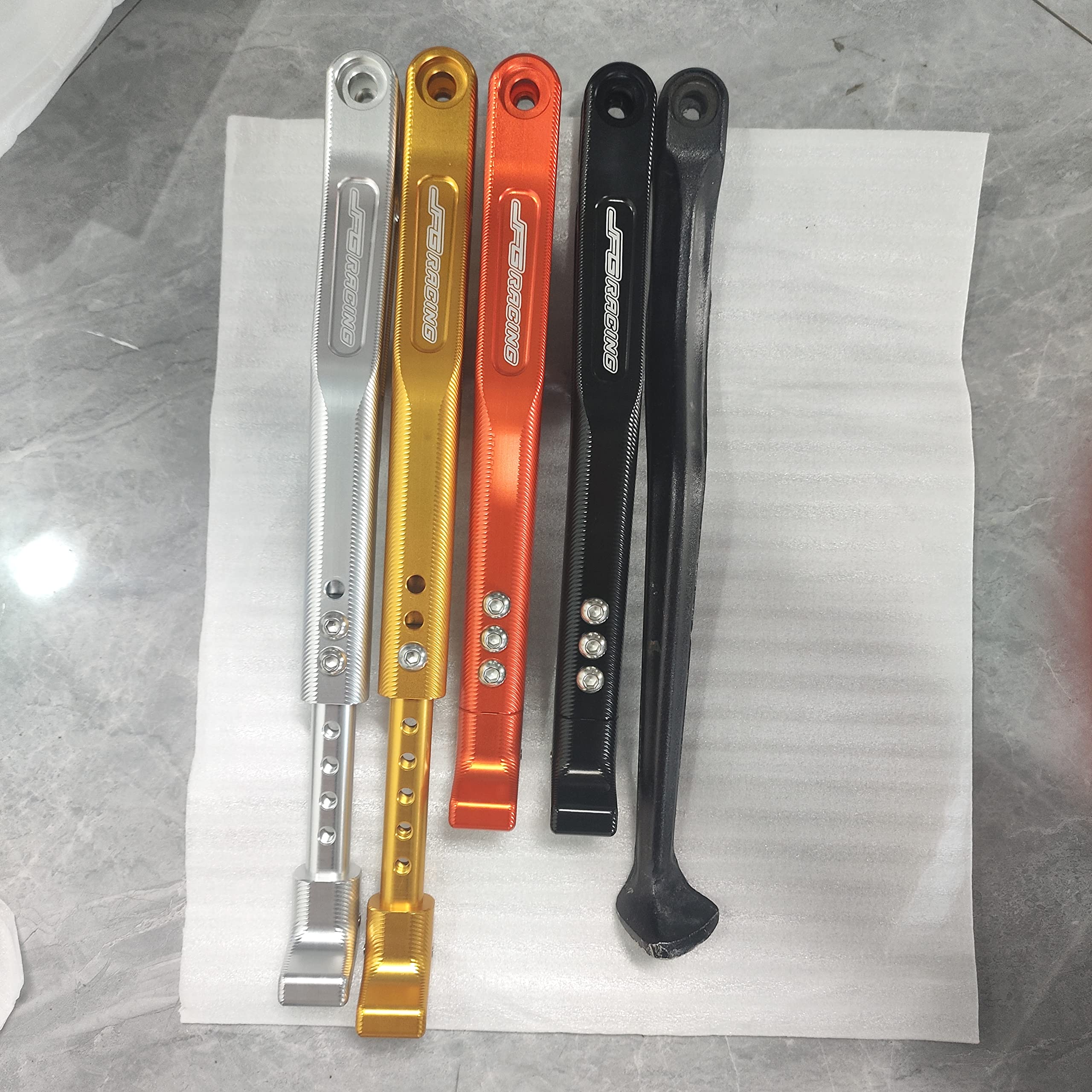 JFG RACING Kickstand for Surron Light Bee, CNC Foot Pegs Kick Stand for Electric Dirt Bike Surron Light Bee X/Surron Light Bee S